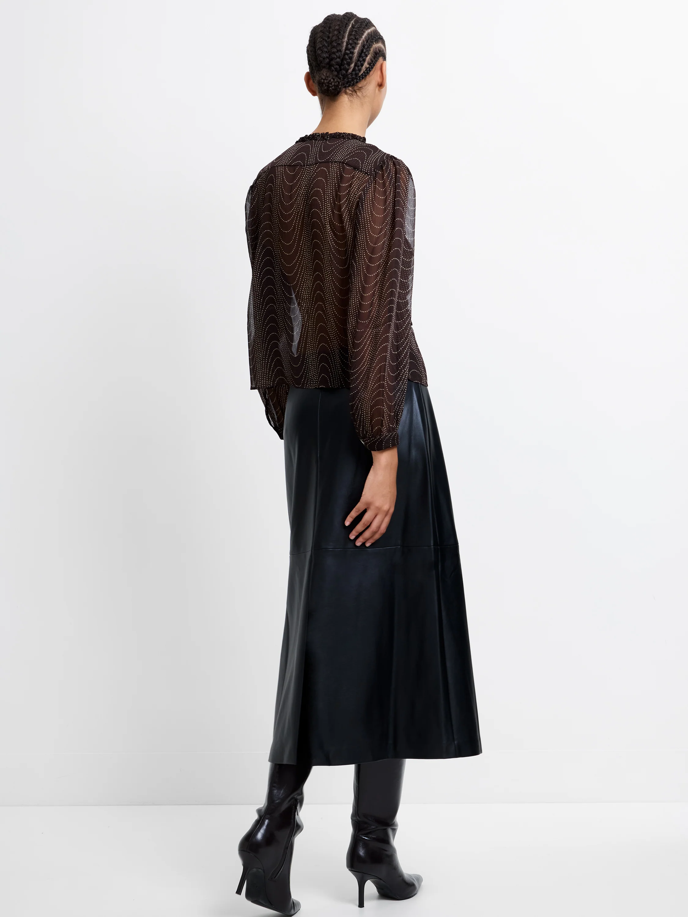 Grace Ruffle Long Sleeve Top - Image 4