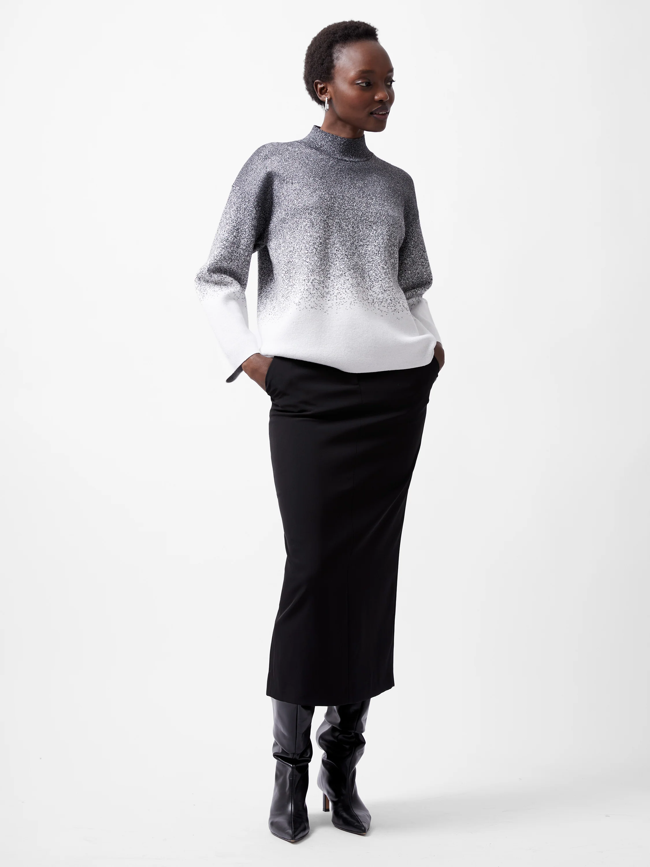 Gradient Lurex Jumper - Image 2