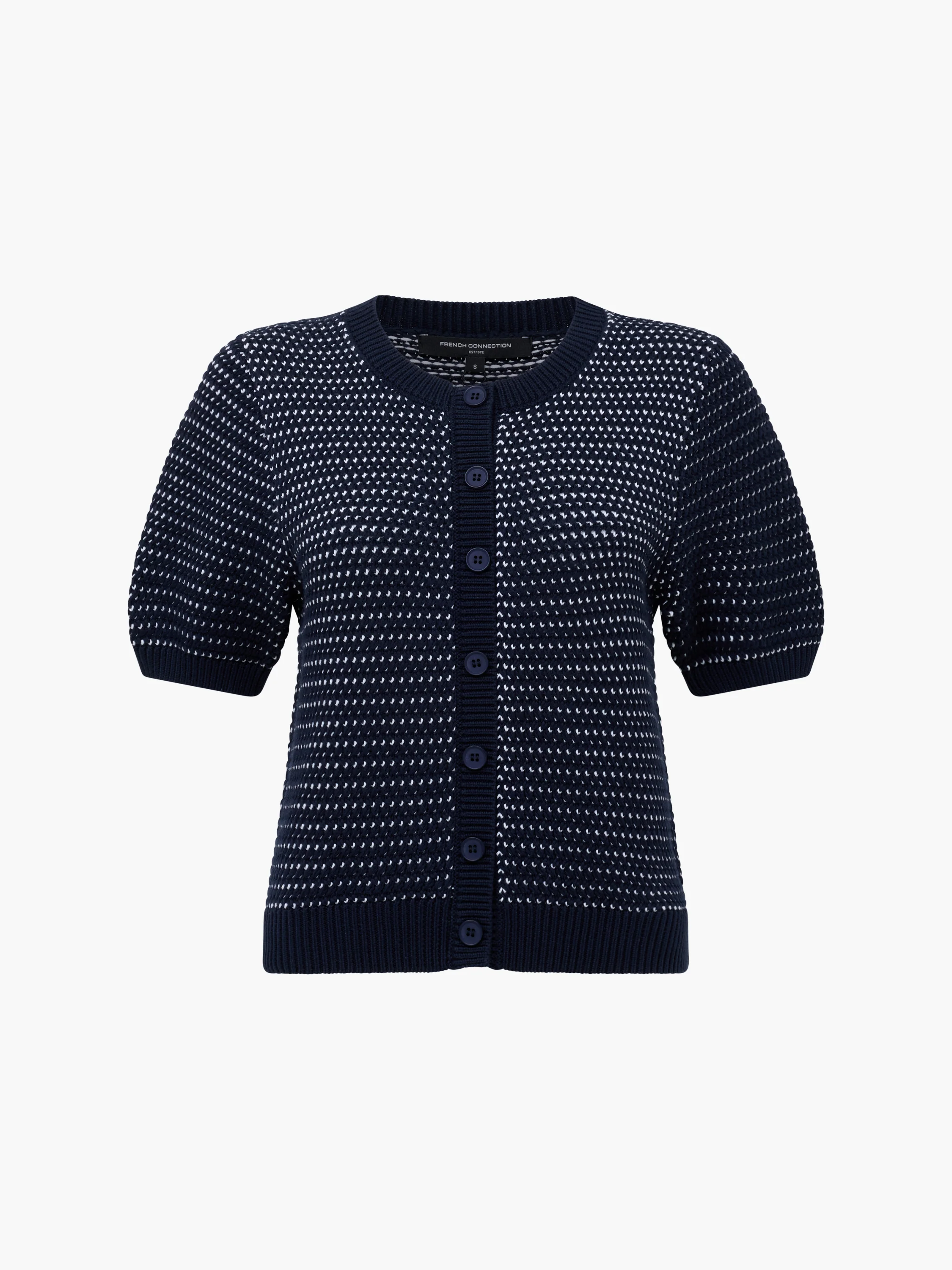 Haddie Mozart Knit Faux Button Top - Image 6