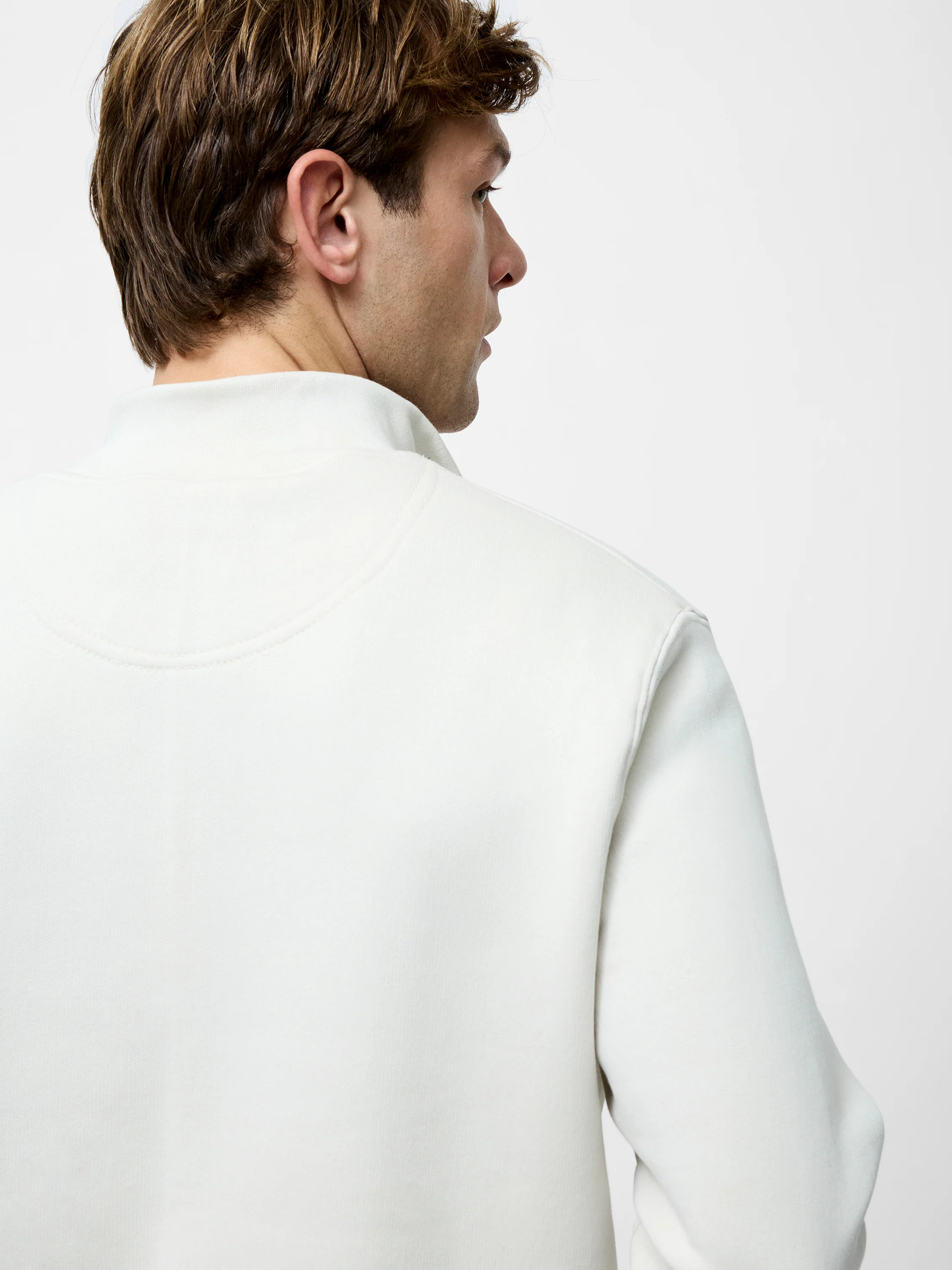 Half Zip Funnel Neck Sweatshirt - Image 4