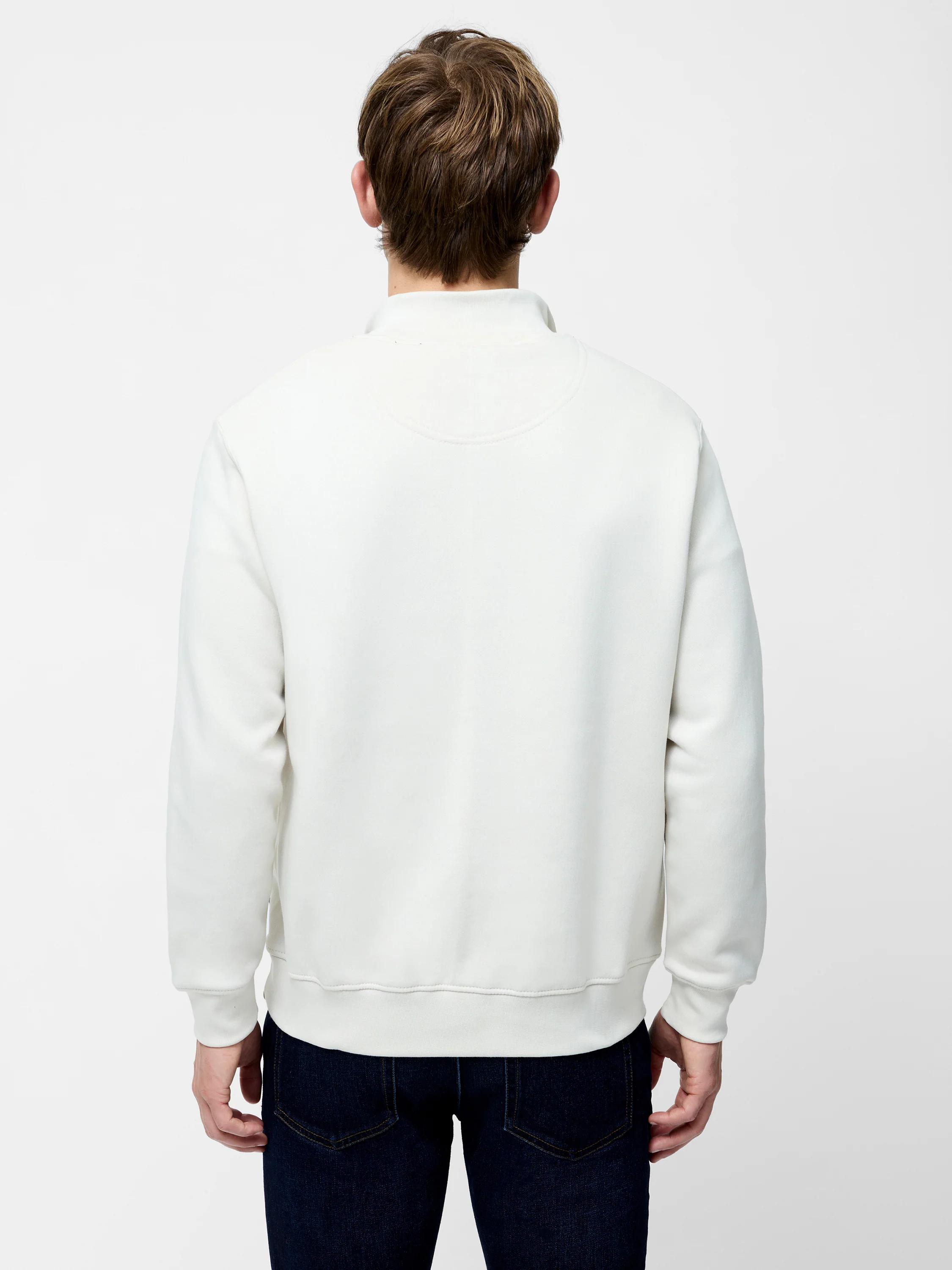 Half Zip Funnel Neck Sweatshirt - Image 5