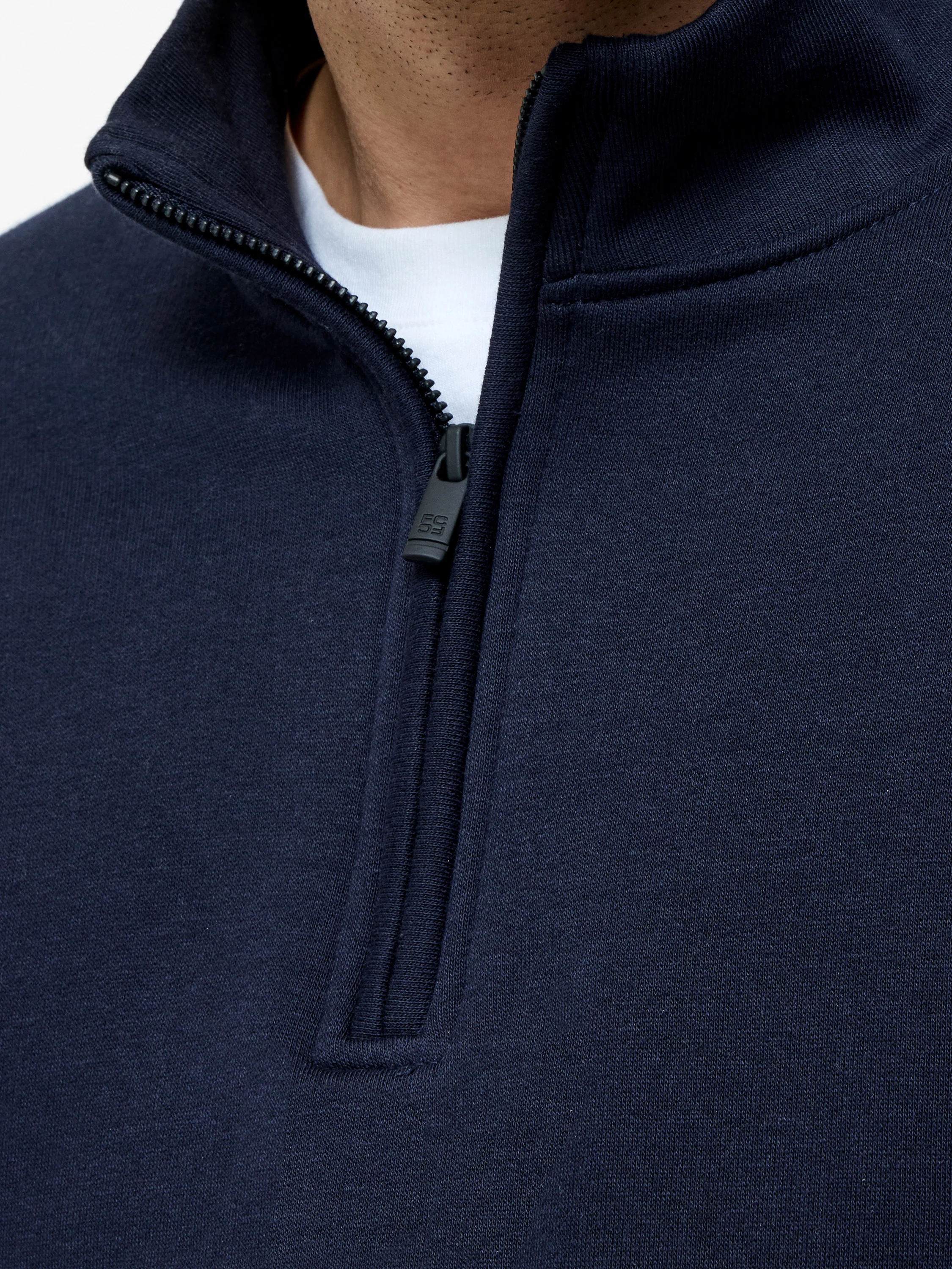 Half Zip Funnel Neck Sweatshirt - Image 2
