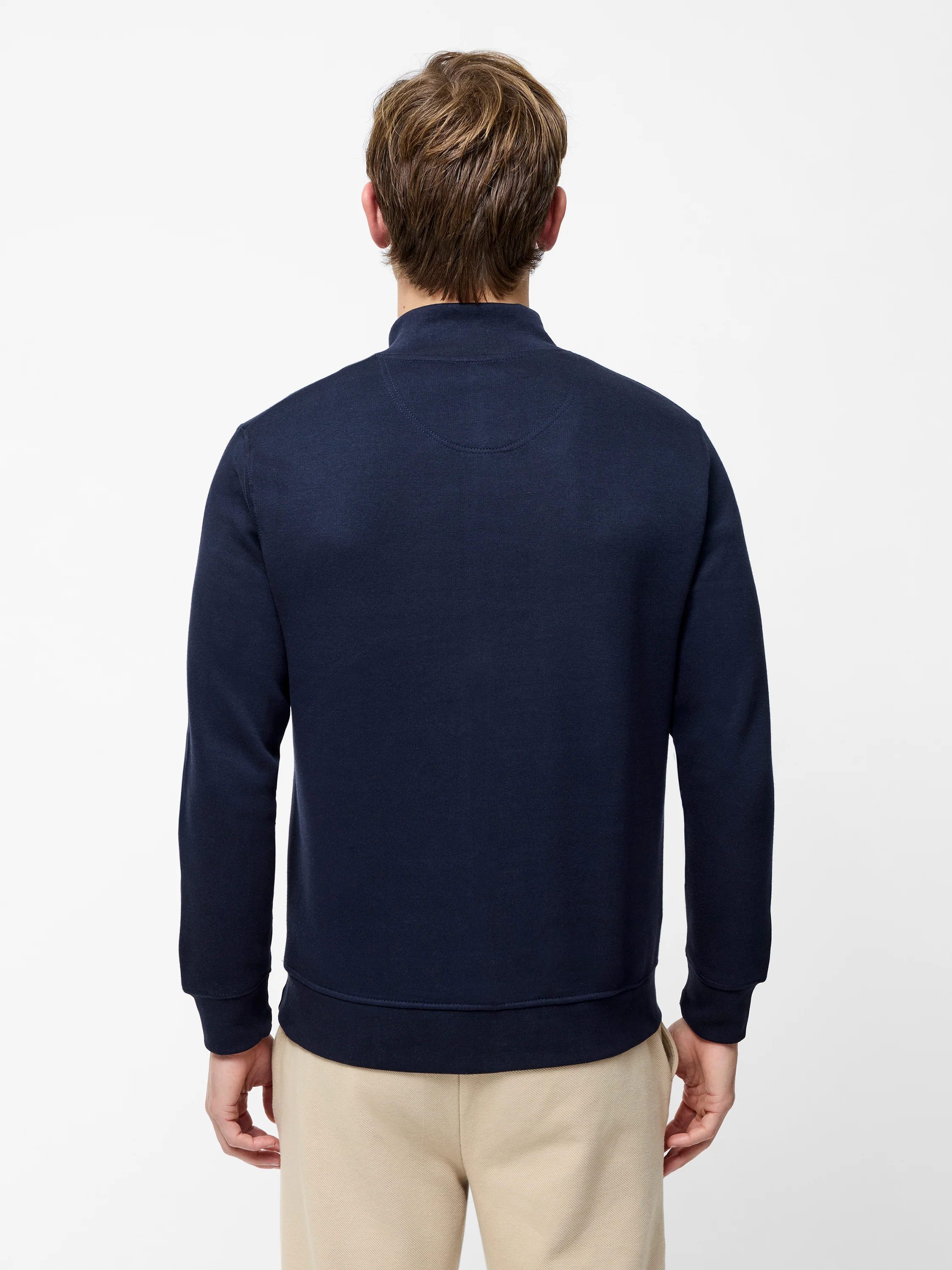 Half Zip Funnel Neck Sweatshirt - Image 4
