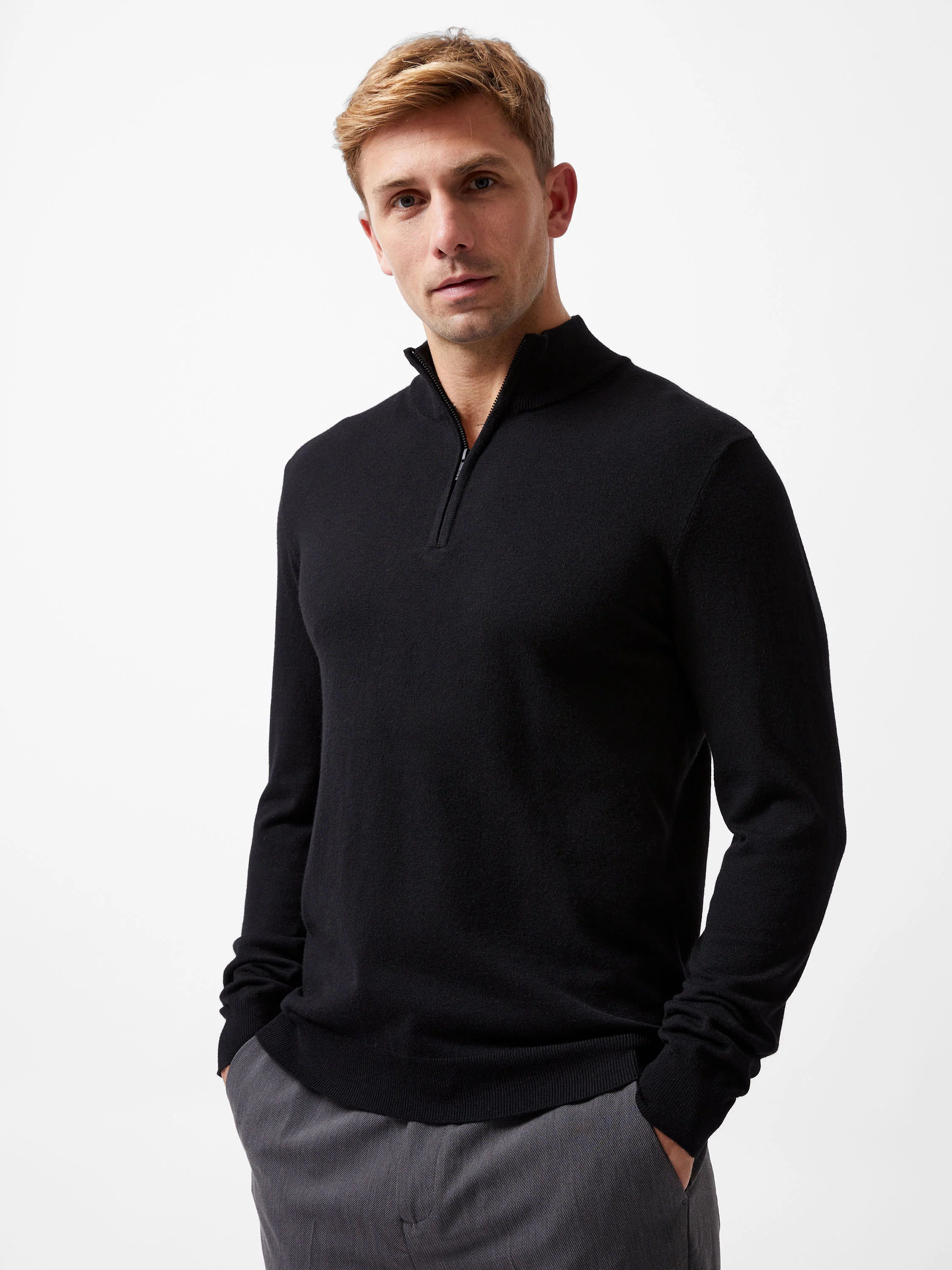 Half Zip Knitted Jumper - Image 2