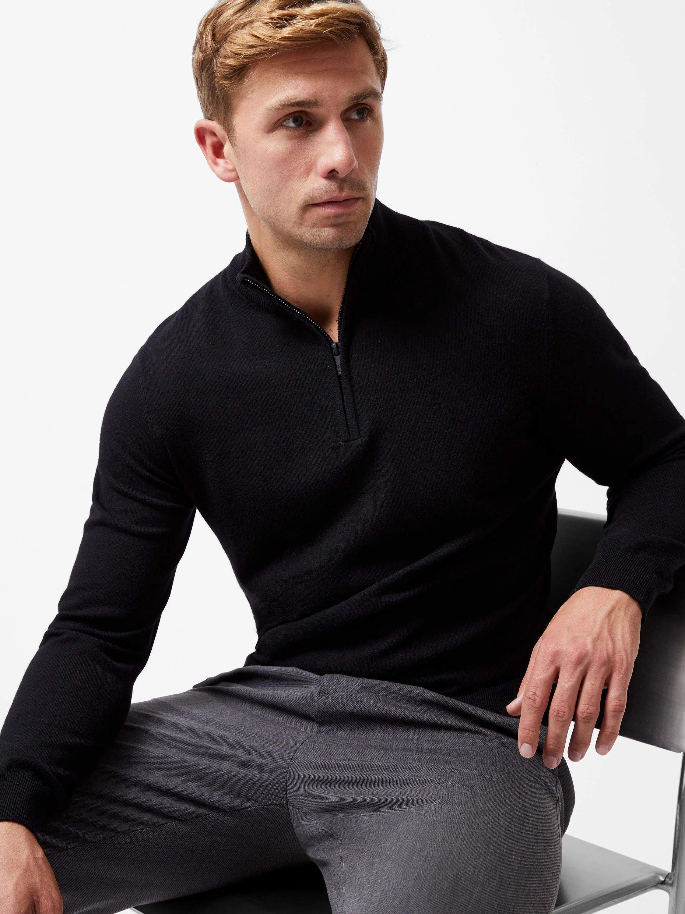 Half Zip Knitted Jumper - Image 4
