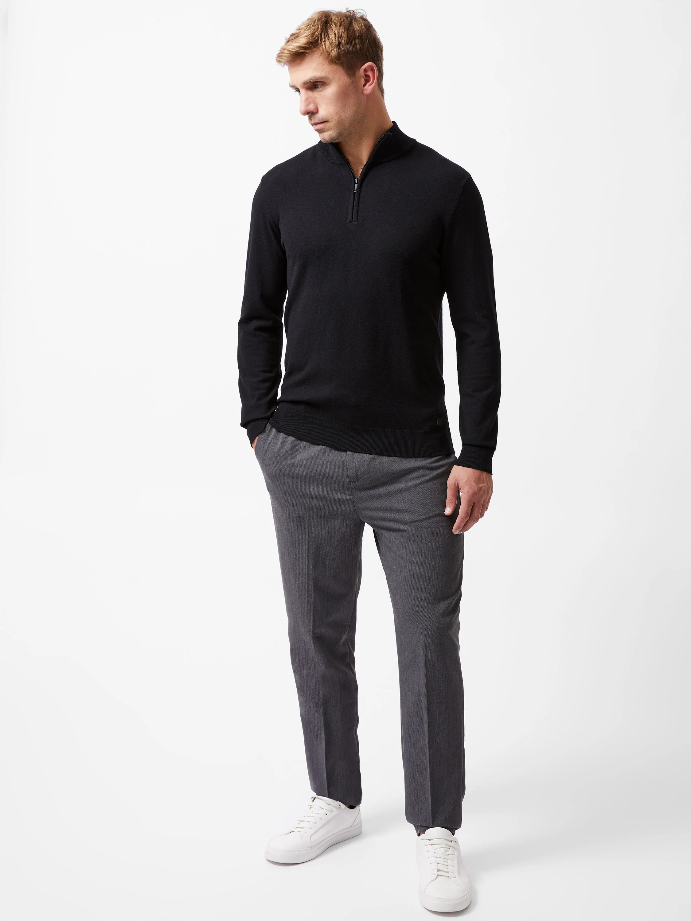 Half Zip Knitted Jumper - Image 5