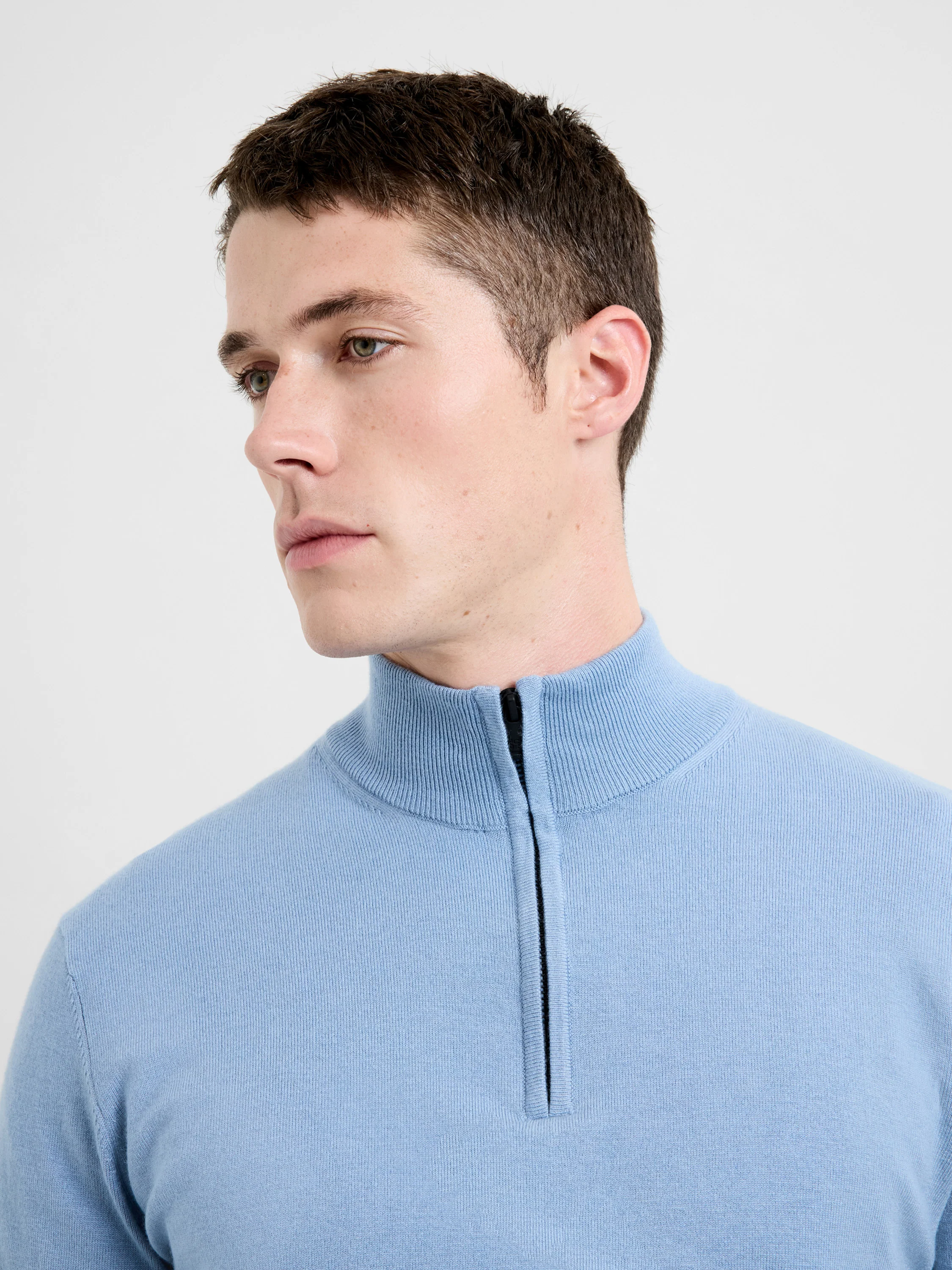 Half Zip Knitted Jumper - Image 4
