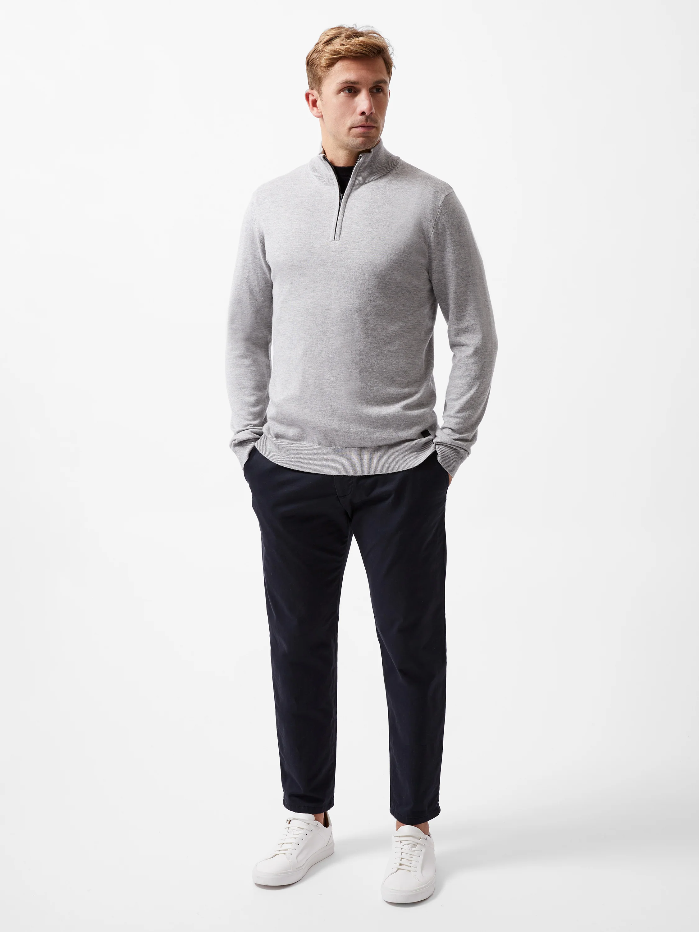 Half Zip Knitted Jumper - Image 4