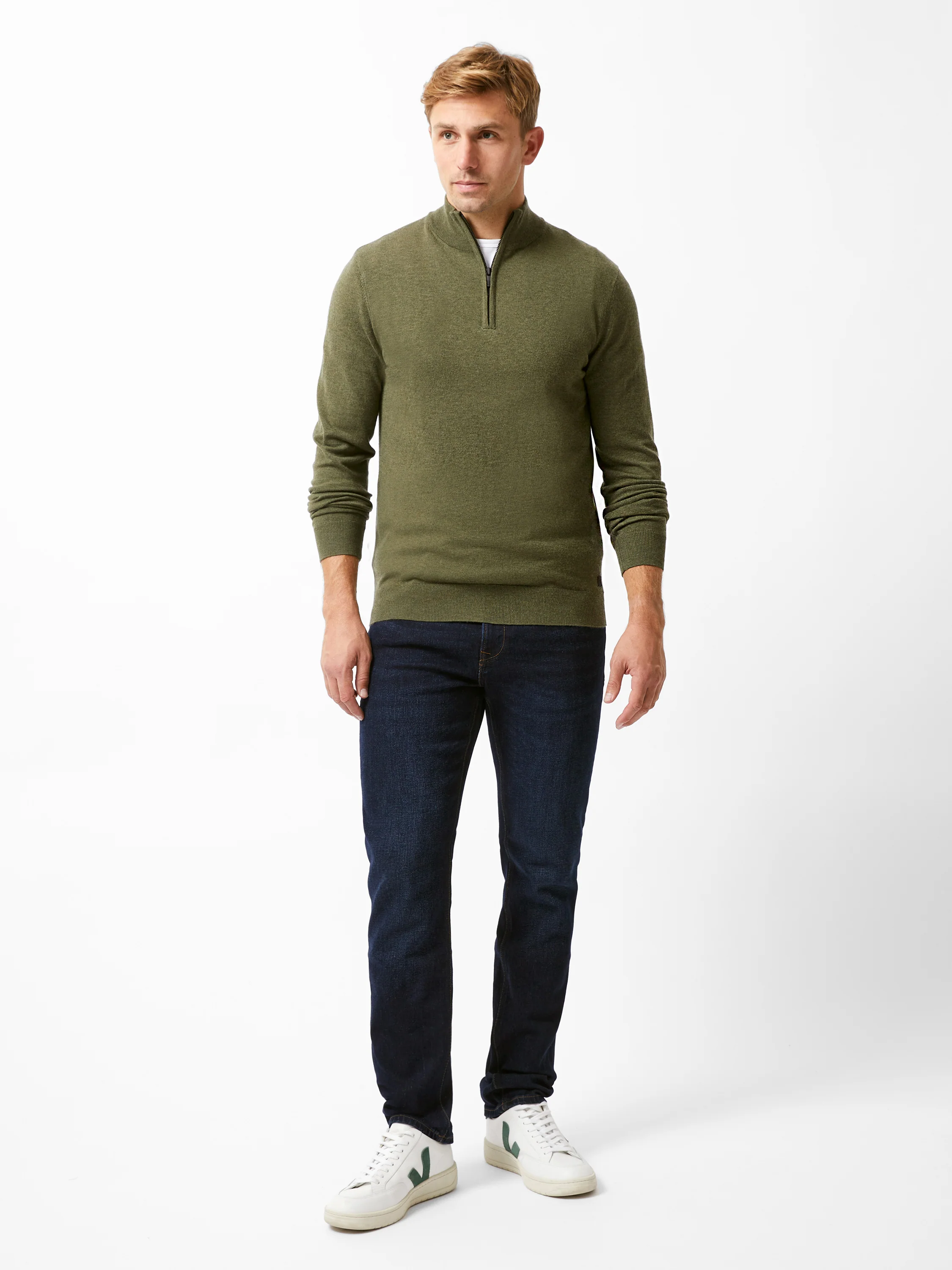 Half Zip Knitted Jumper - Image 4