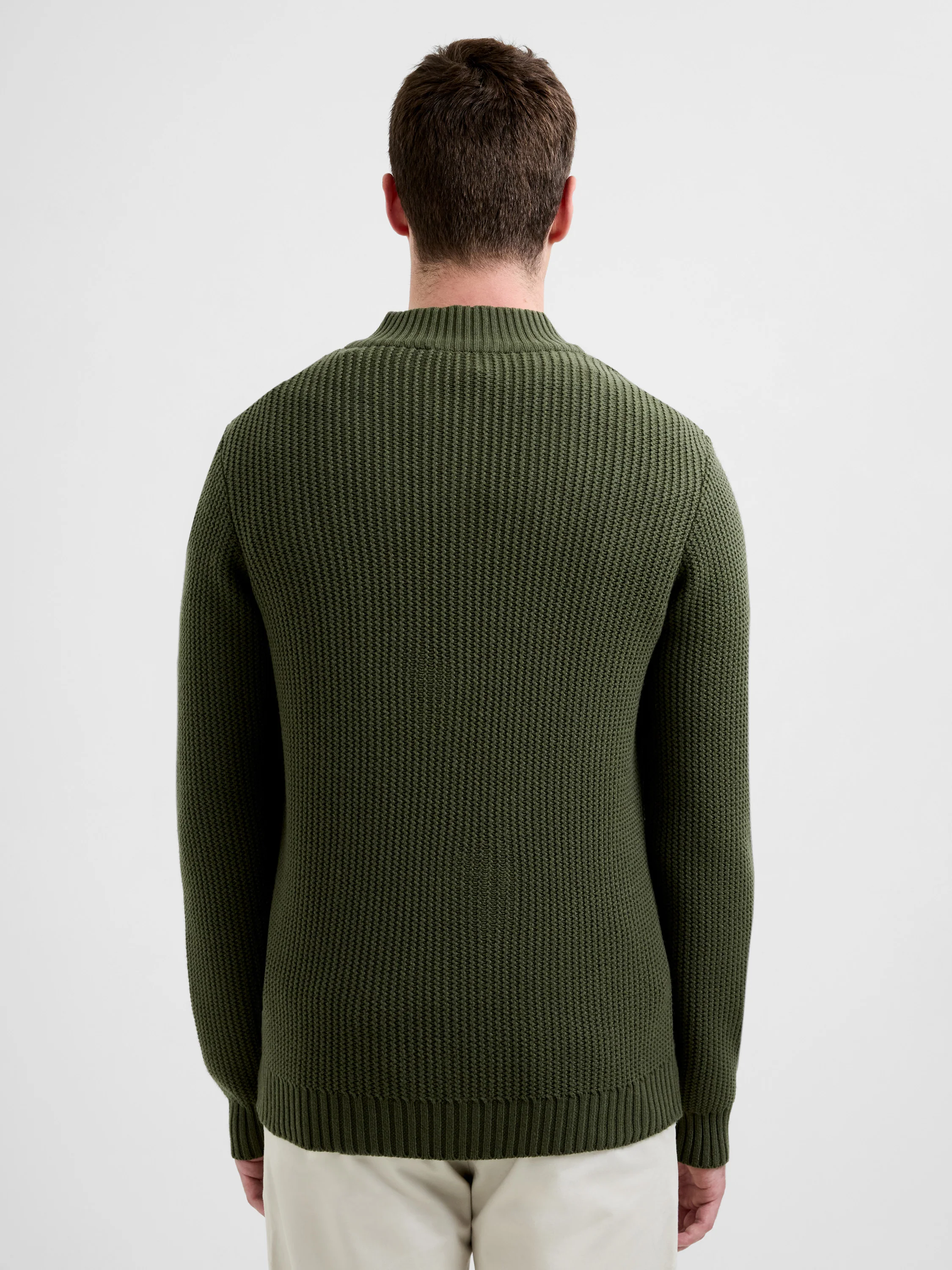 Half Zip Mock Neck Jumper - Image 4
