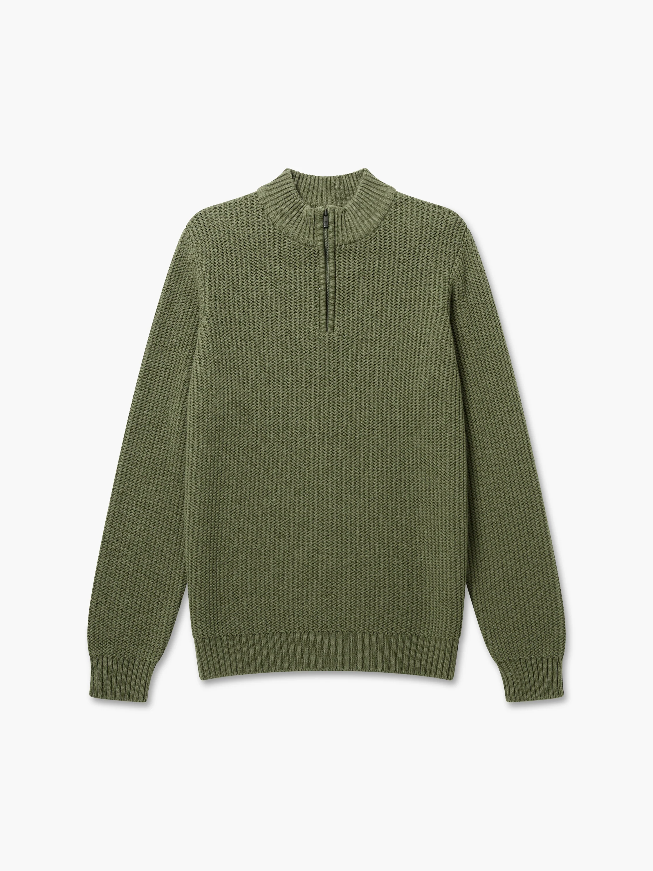 Half Zip Mock Neck Jumper - Image 5