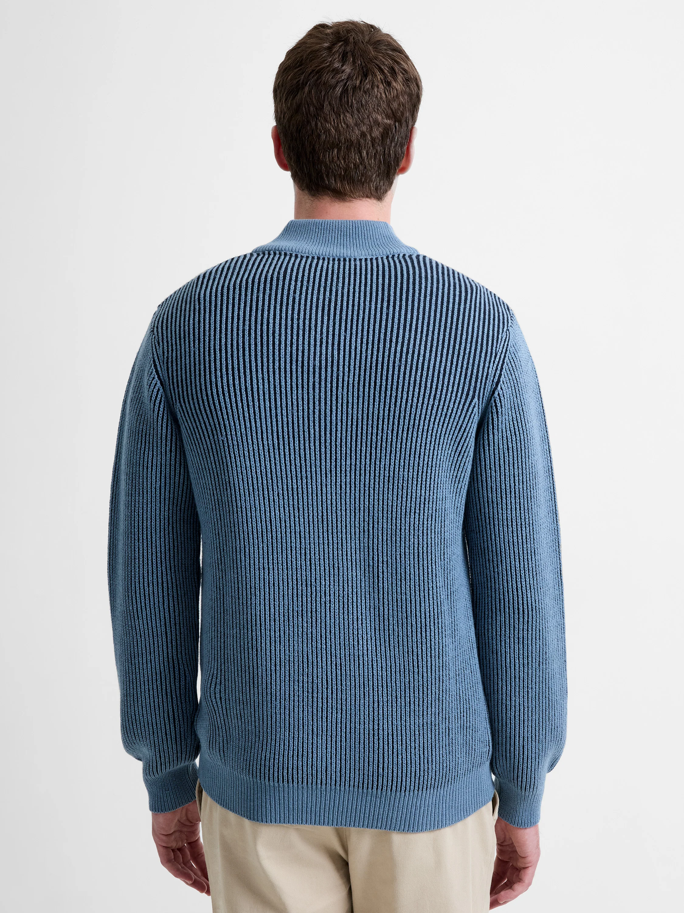 Half Zip Wool Blend Jumper - Image 4