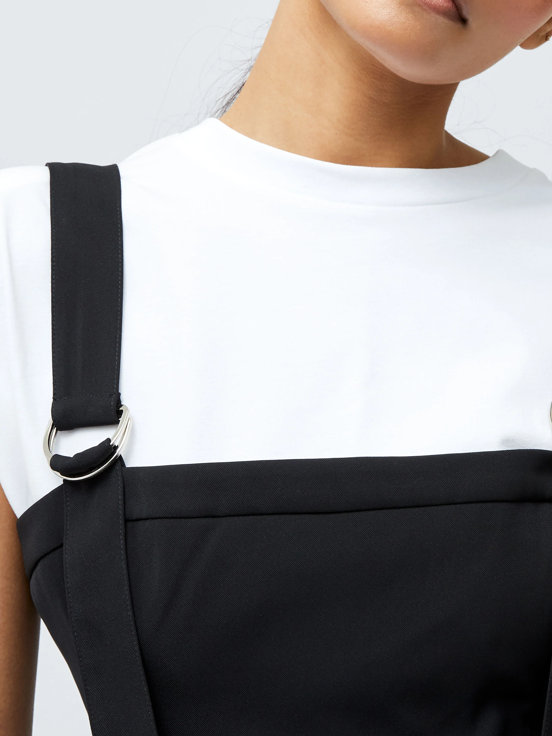 Harrie Suiting Pinafore Midi Dress - Image 3