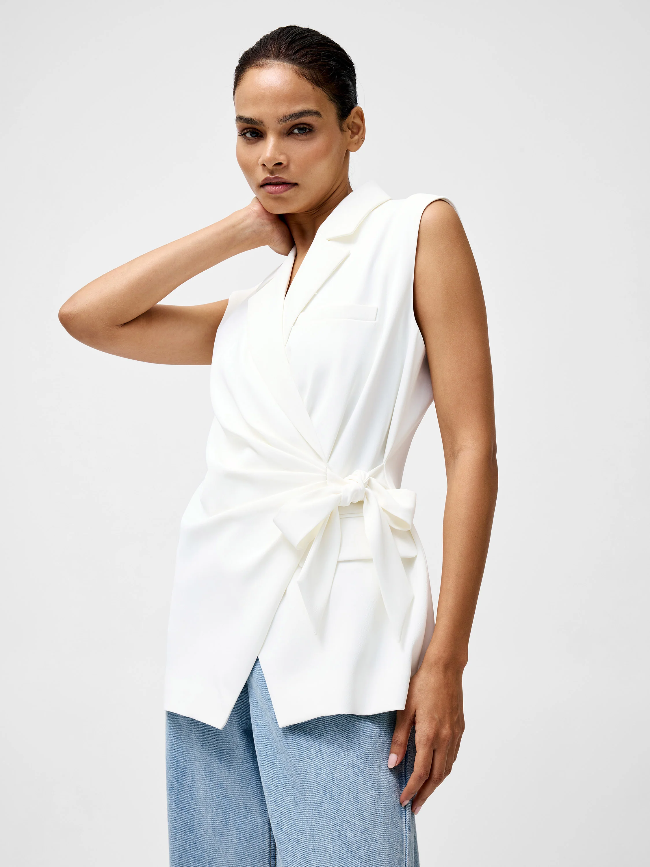 Harrie Tailored Wrap Waistcoat - Image 2