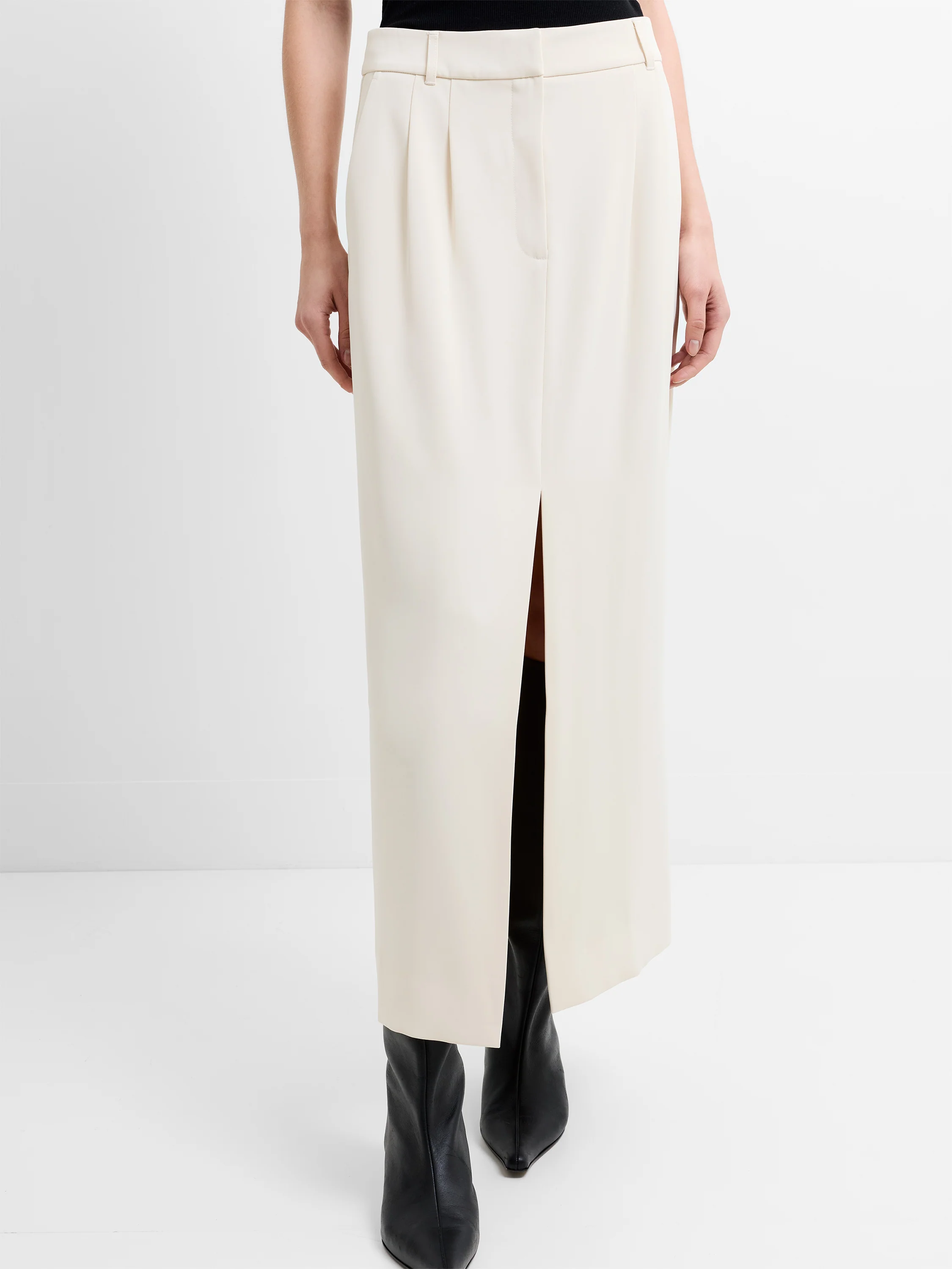 Harry Suiting Slit Midi Skirt - Image 4