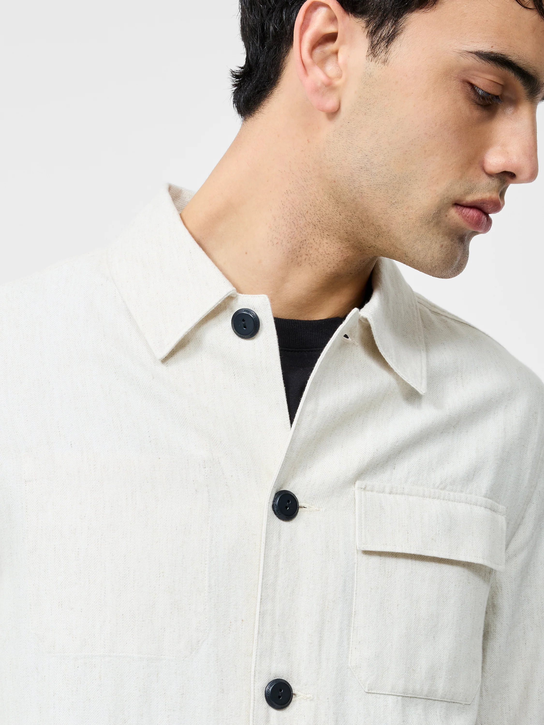 Herringbone Chore Jacket - Image 3