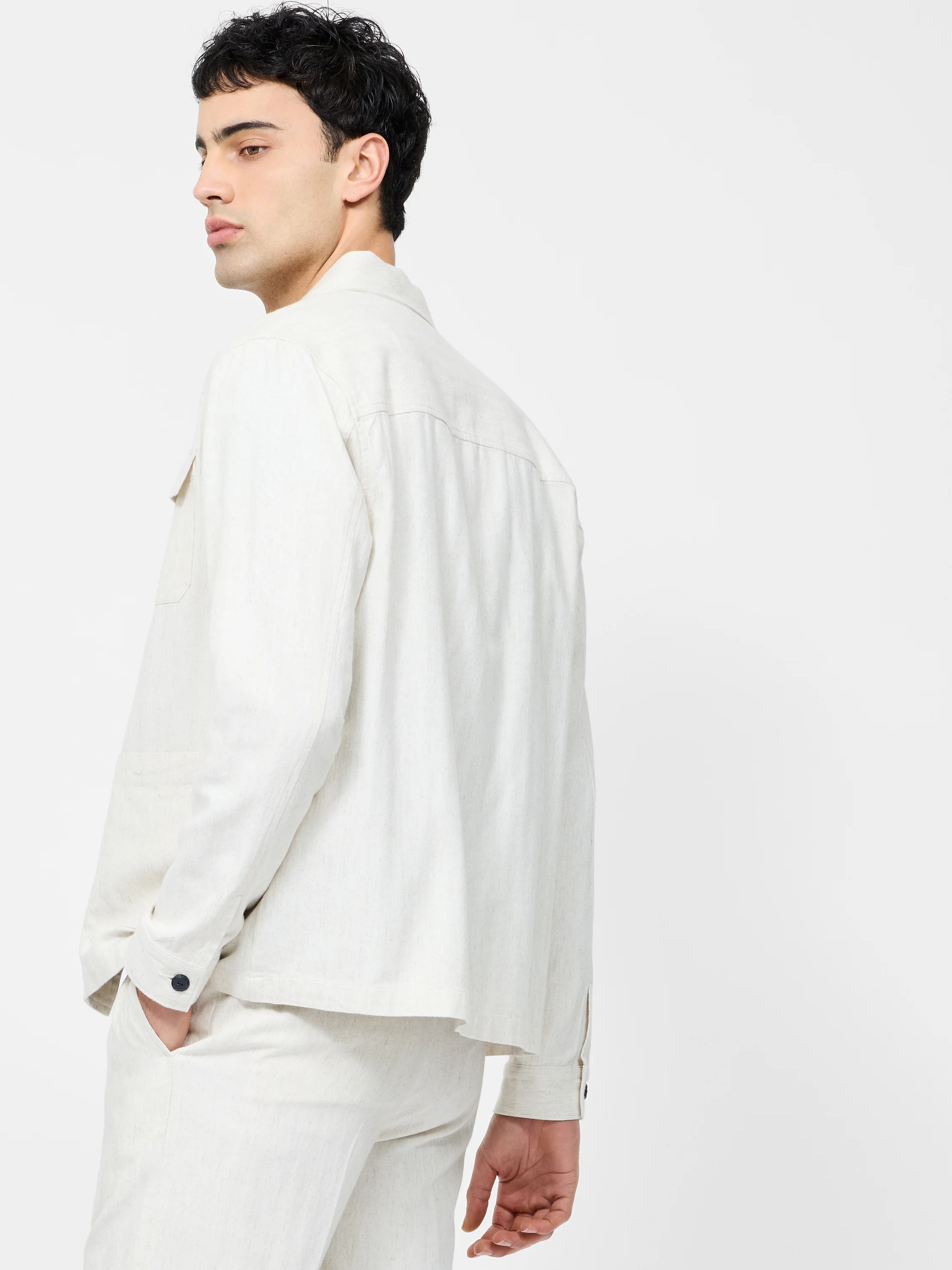Herringbone Chore Jacket - Image 4