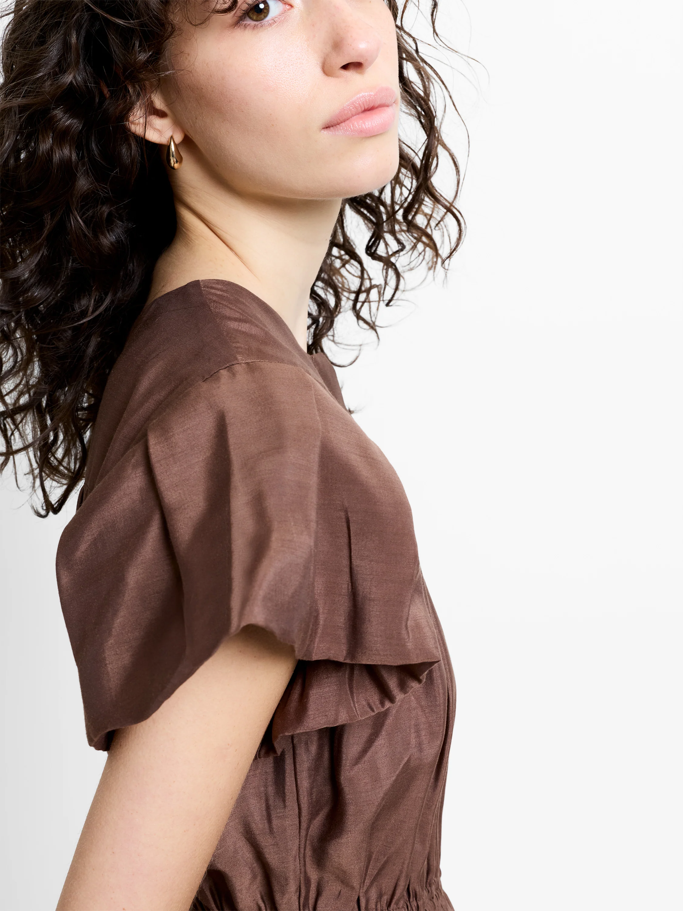 Holland Flutter Sleeve Mini Dress - Image 4