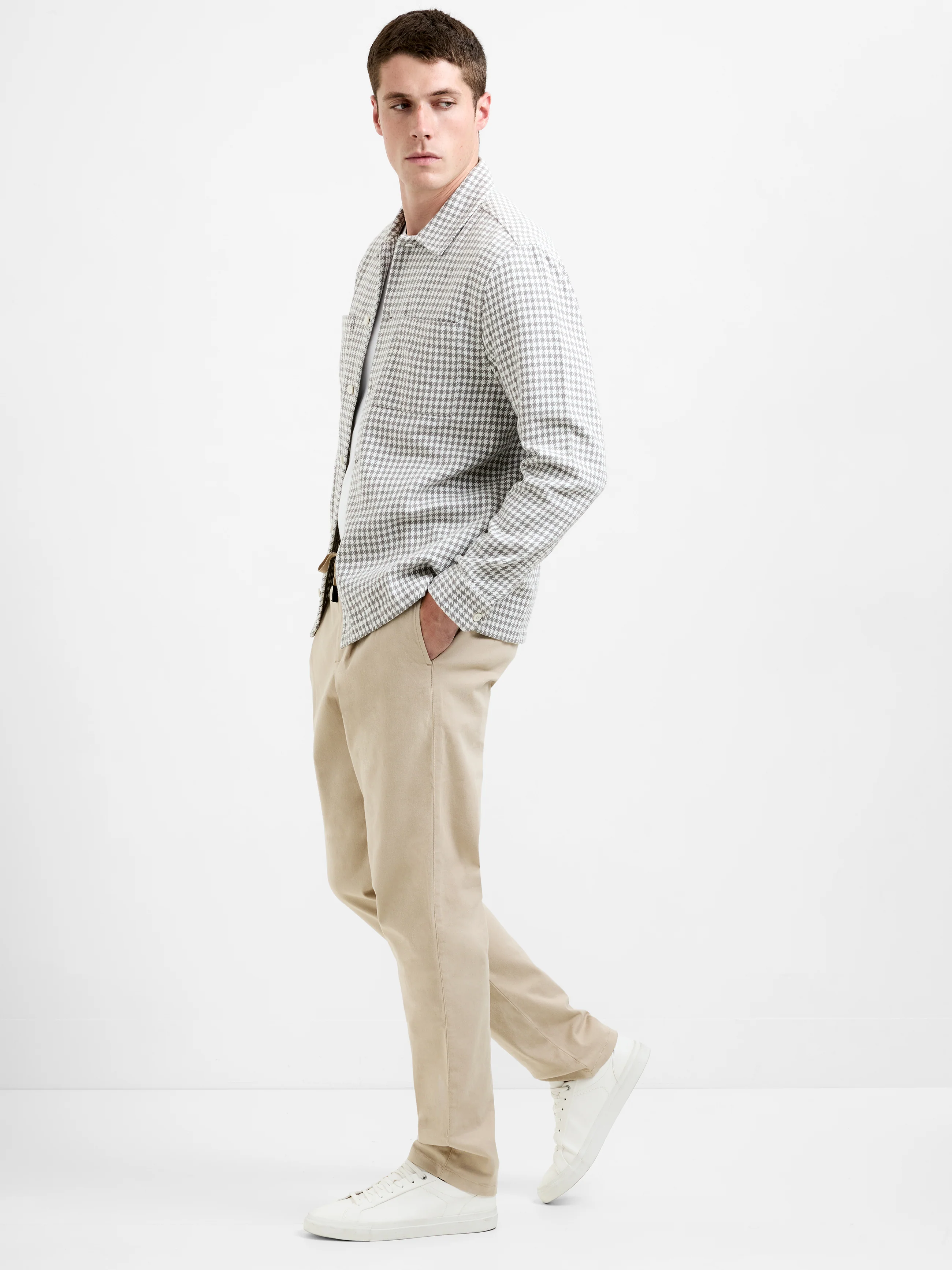 Houndstooth Button Through Jacket - Image 2
