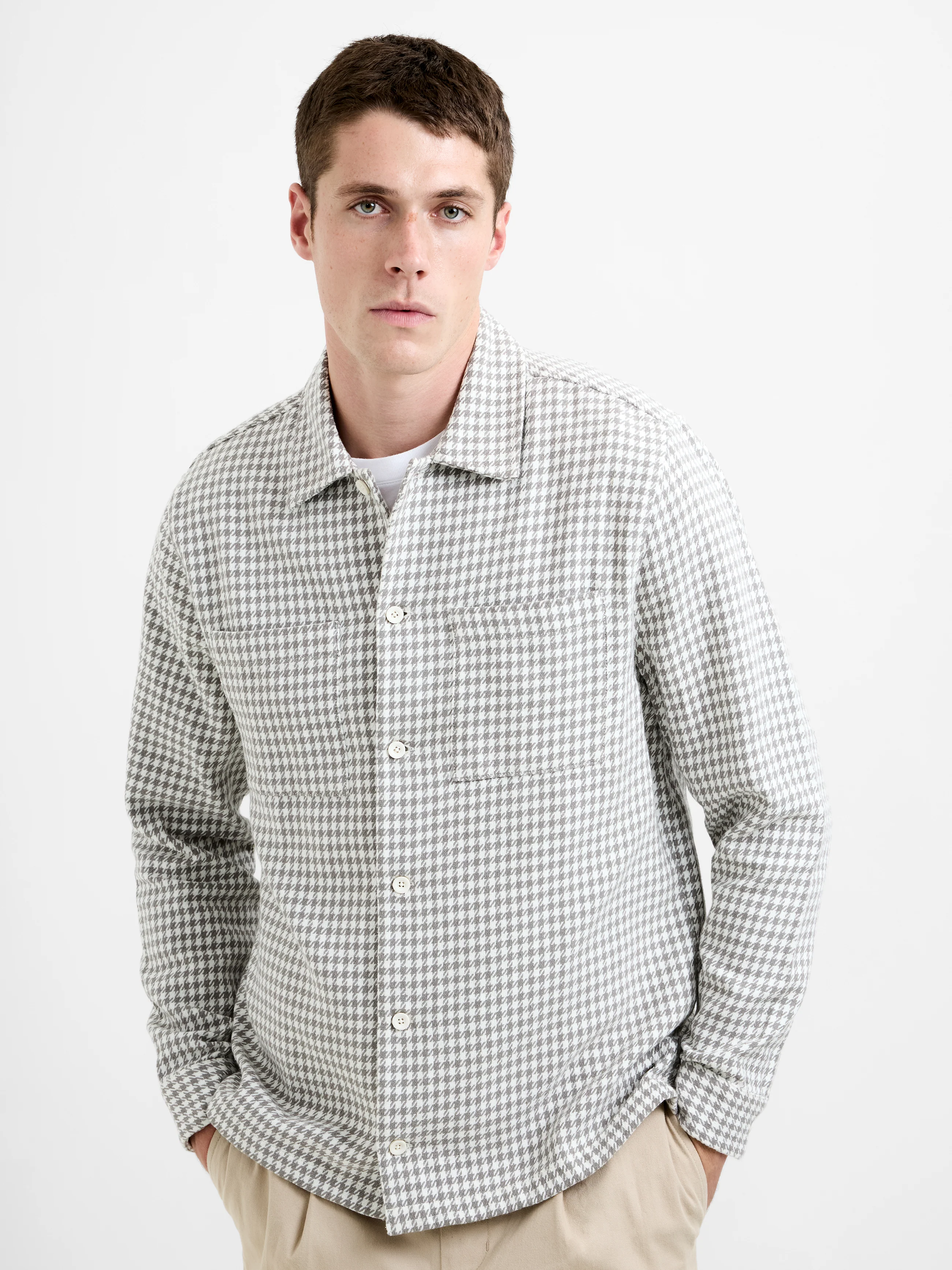Houndstooth Button Through Jacket - Image 3