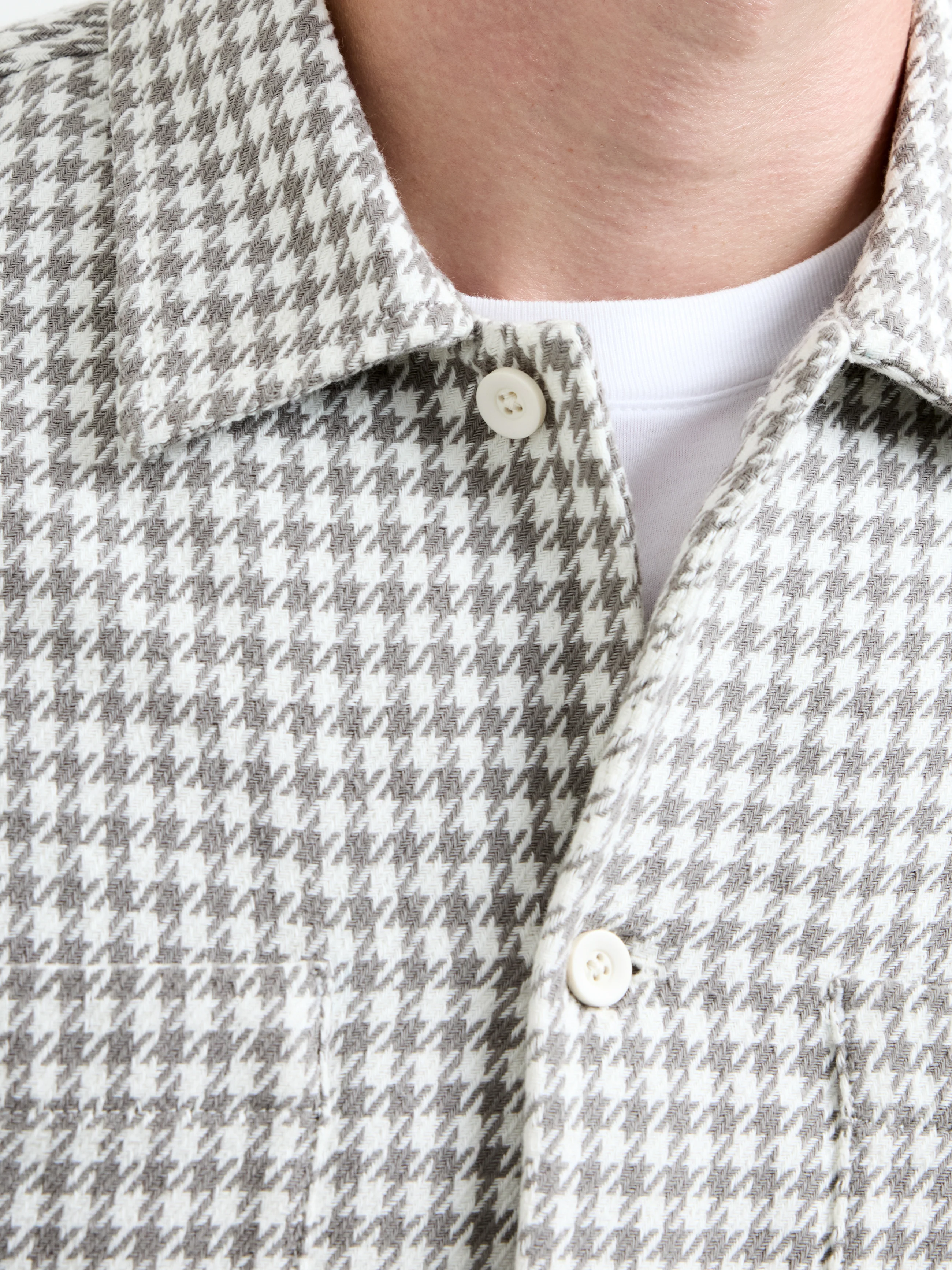 Houndstooth Button Through Jacket - Image 4