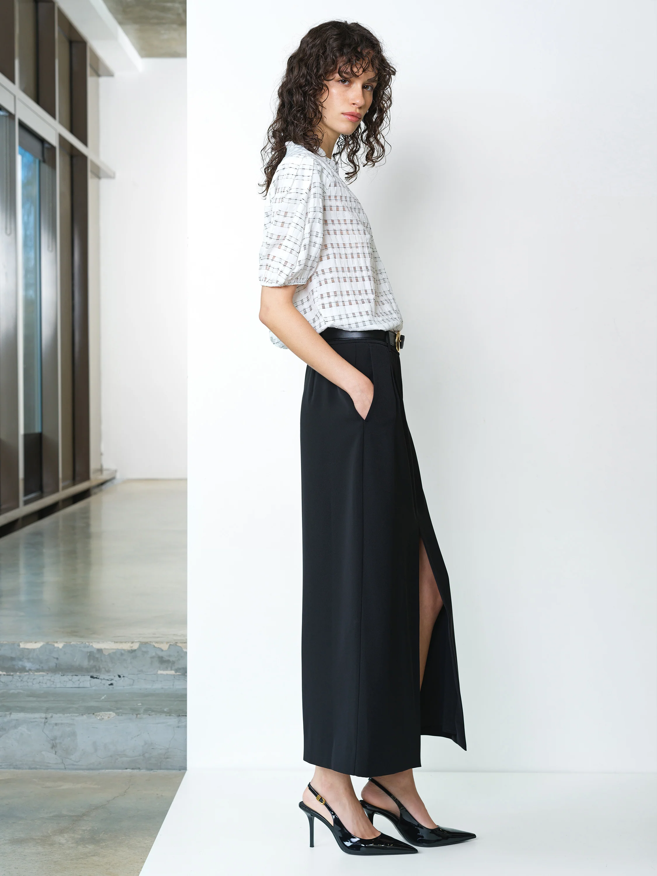 Imme Shadow Check Popover Shirt - Image 4