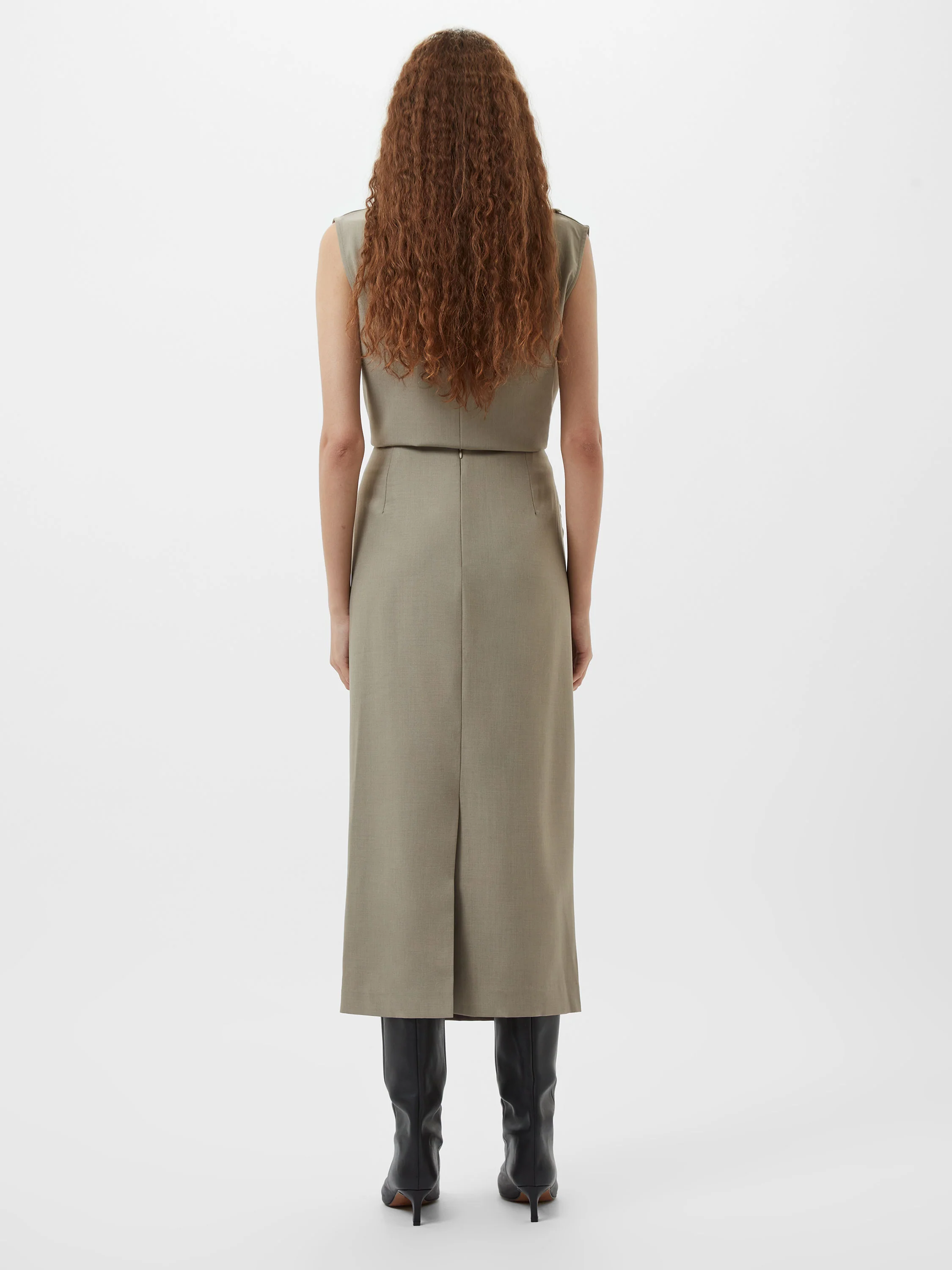 Imola Ruched Midi Skirt - Image 5