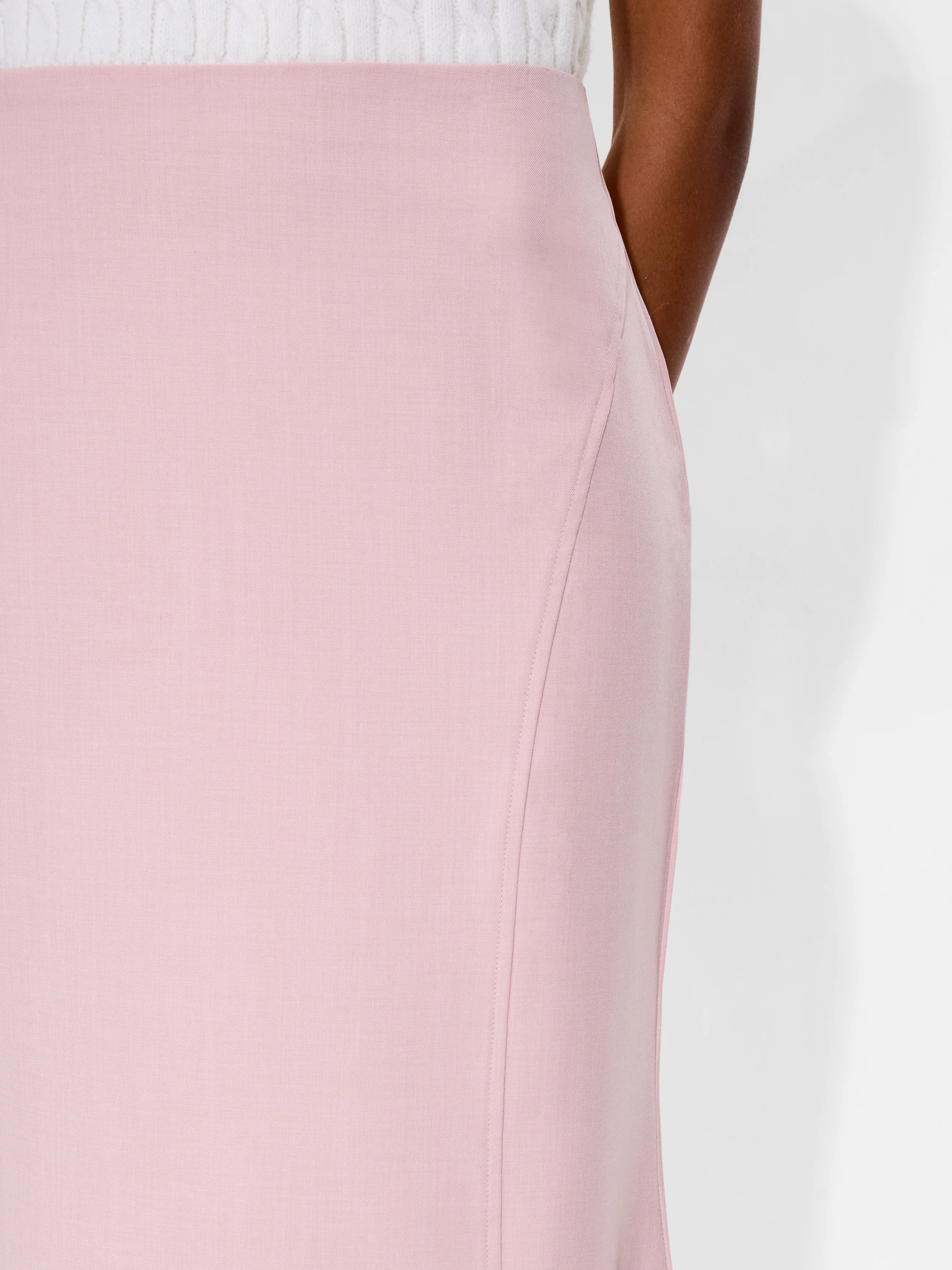 Imola Tailored Midi Skirt - Image 4
