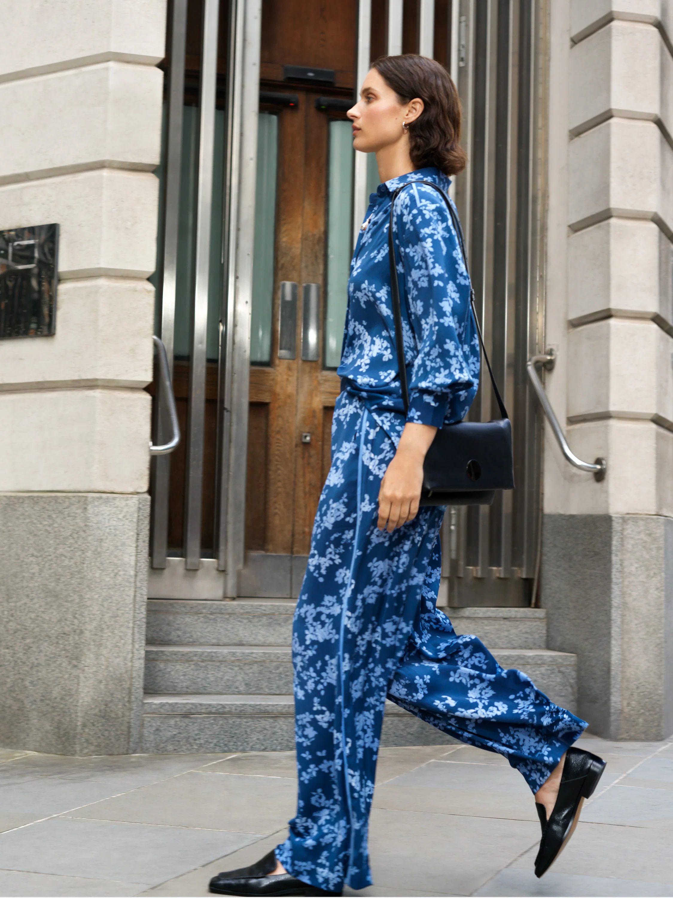 Isla Celaya Floral Straight Leg Trousers
