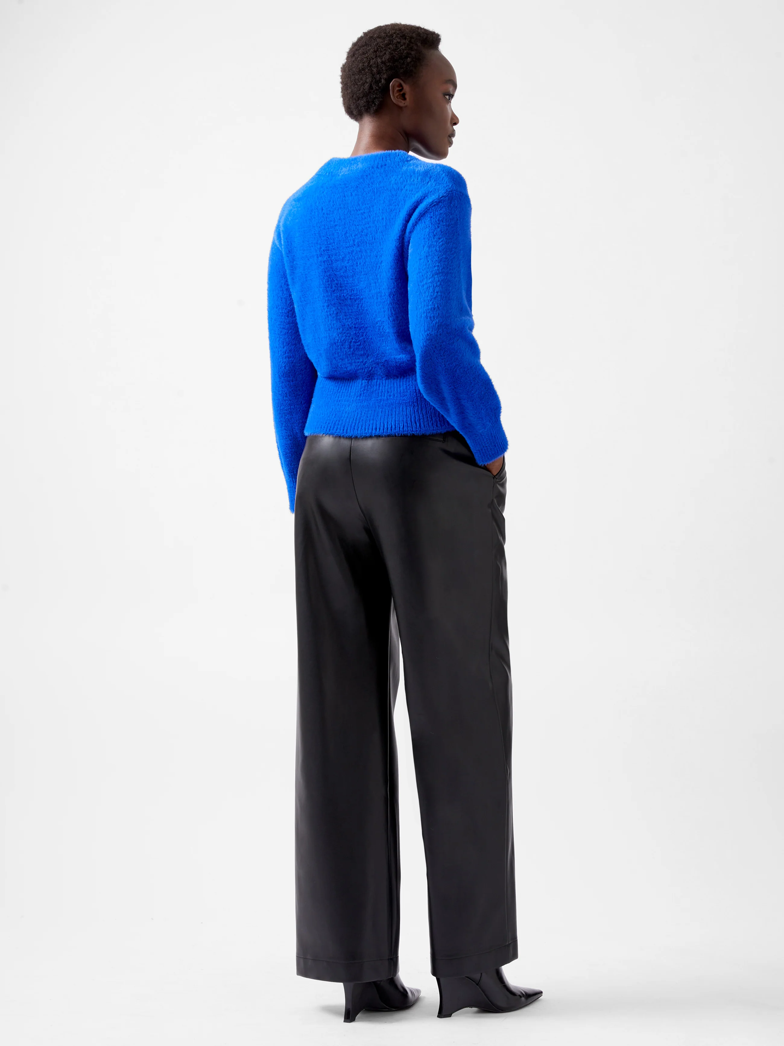 Jacelin Fluffy Crew Neck Jumper - Image 4
