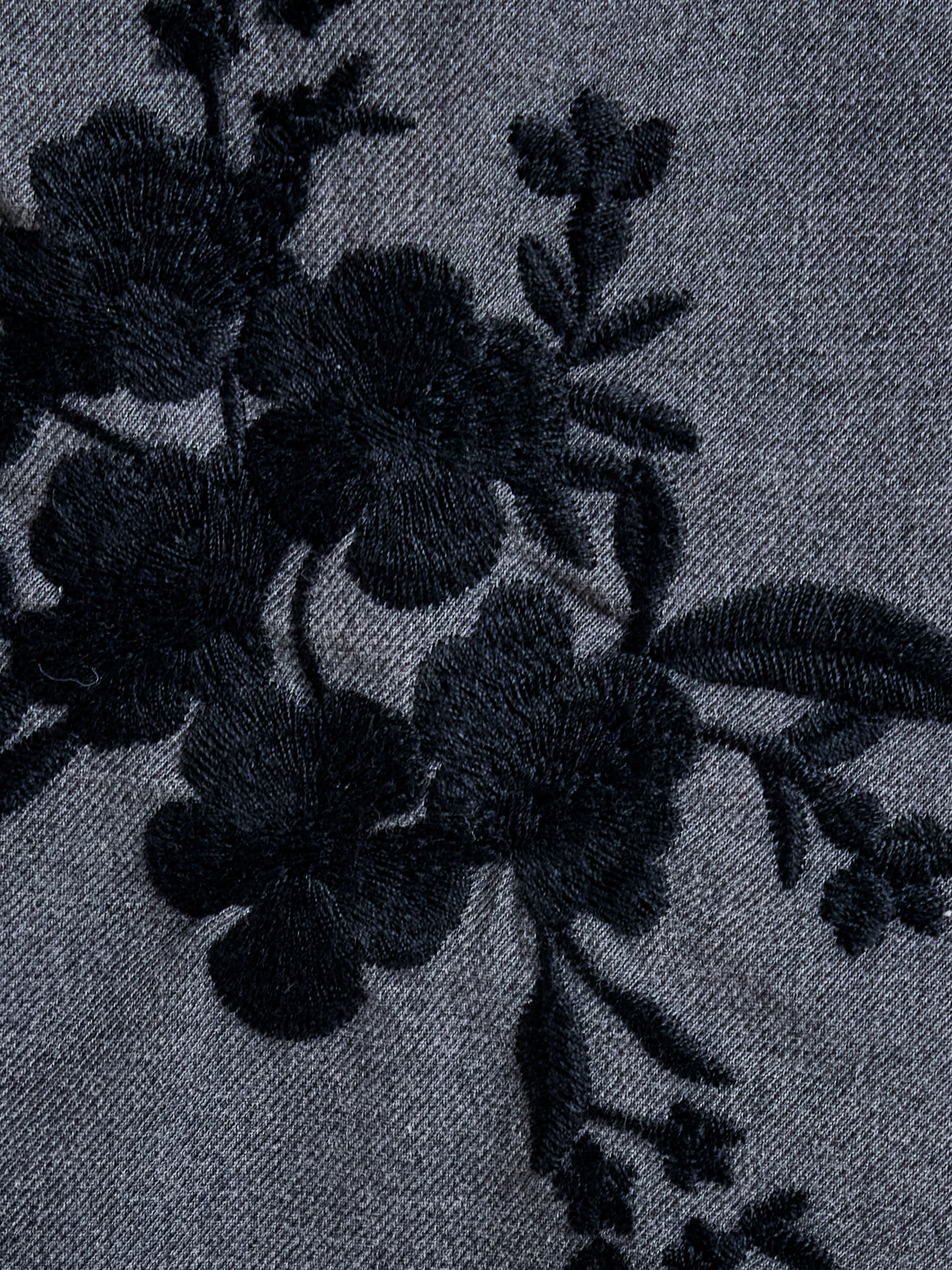 Jamie Tailored Floral Embroidered Skirt - Image 3