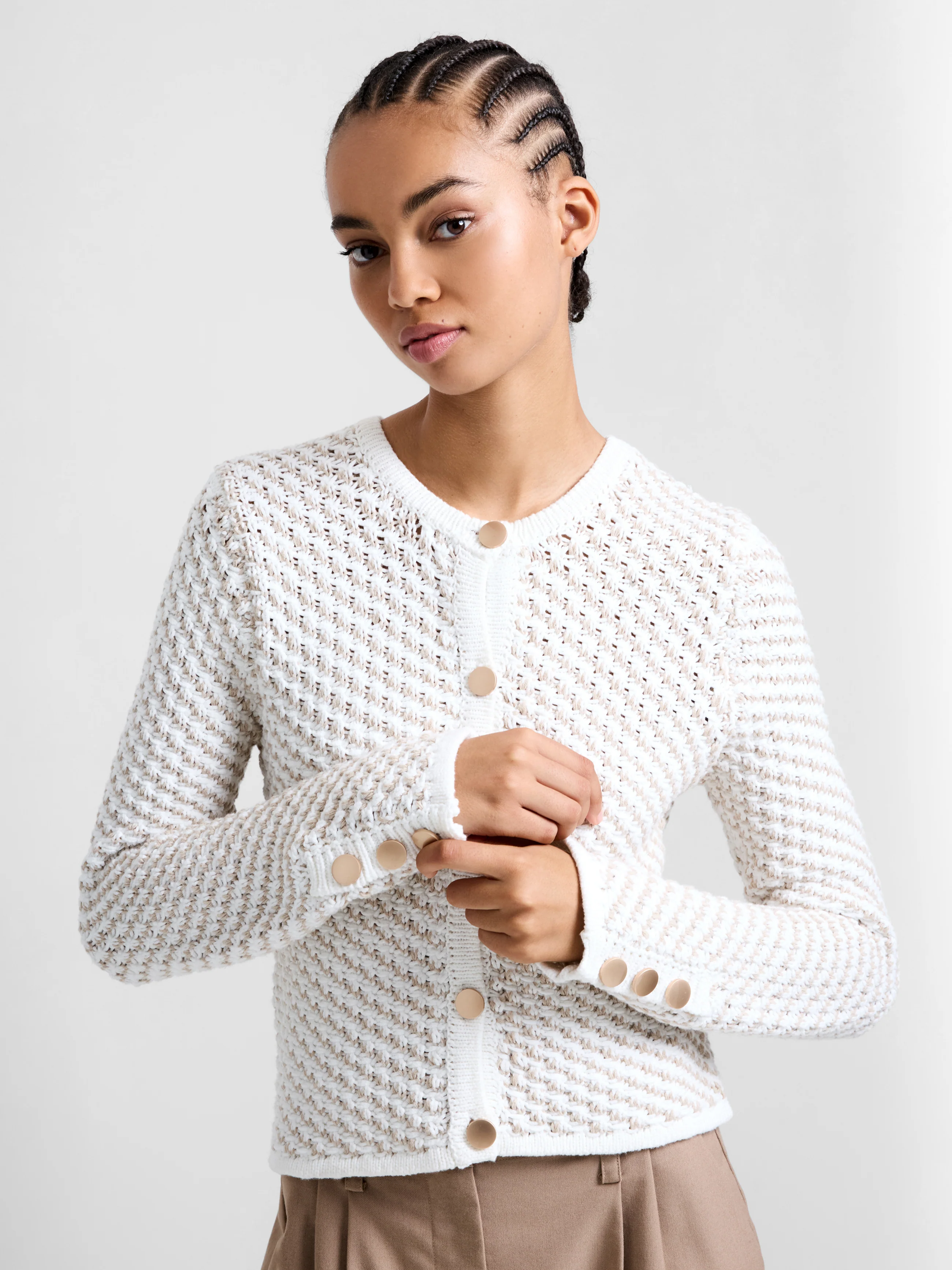 Janai Textured Cardigan