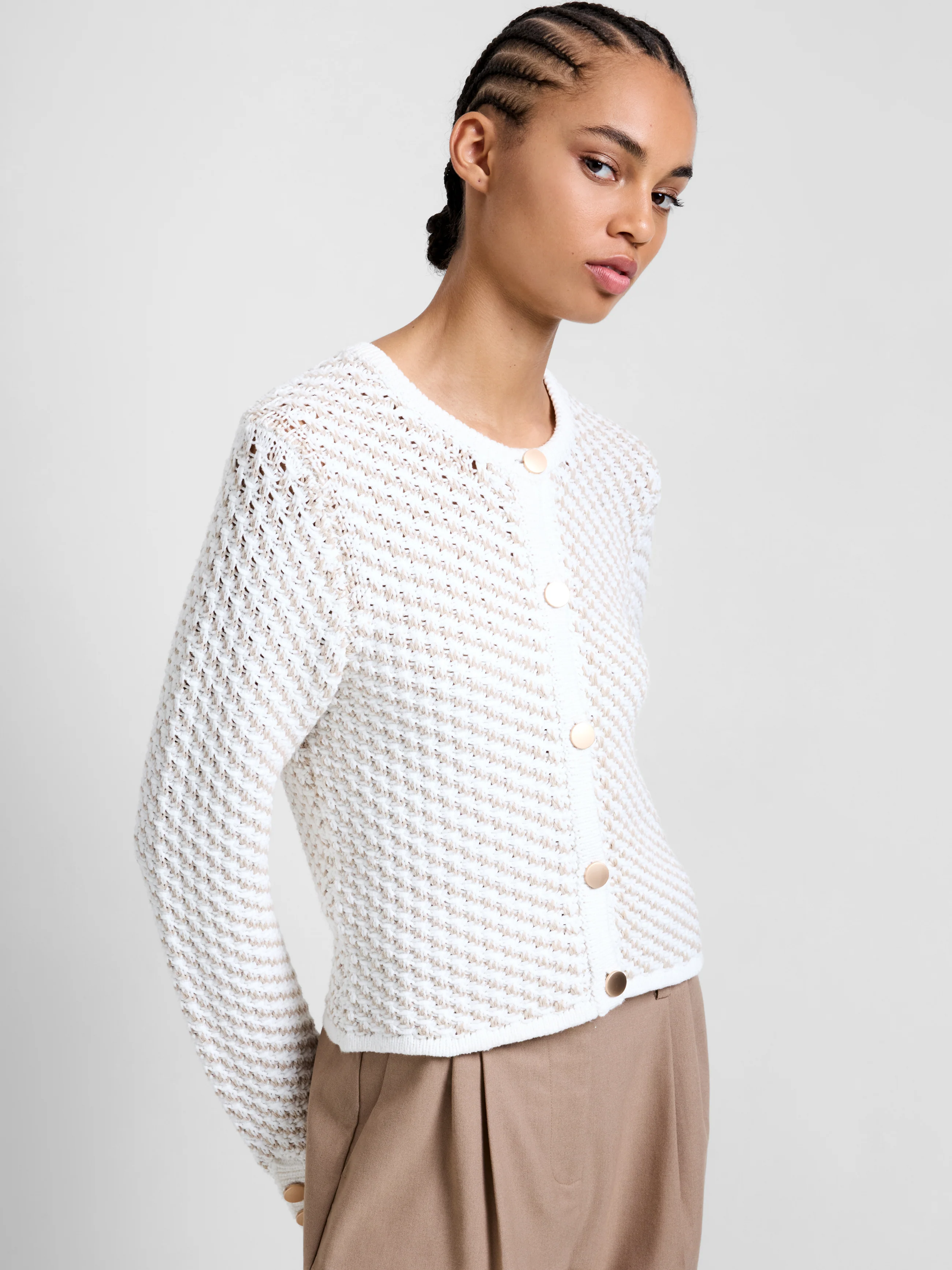 Janai Textured Cardigan - Image 3