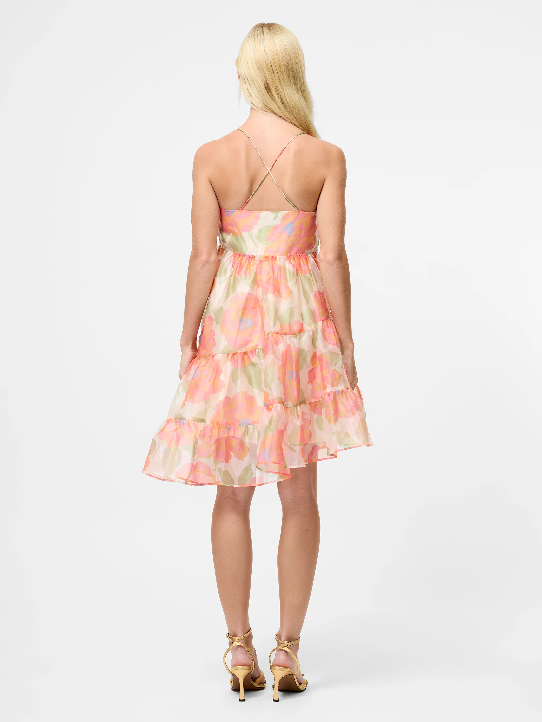 Jasmine Organza Halterneck Mini Dress - Image 8