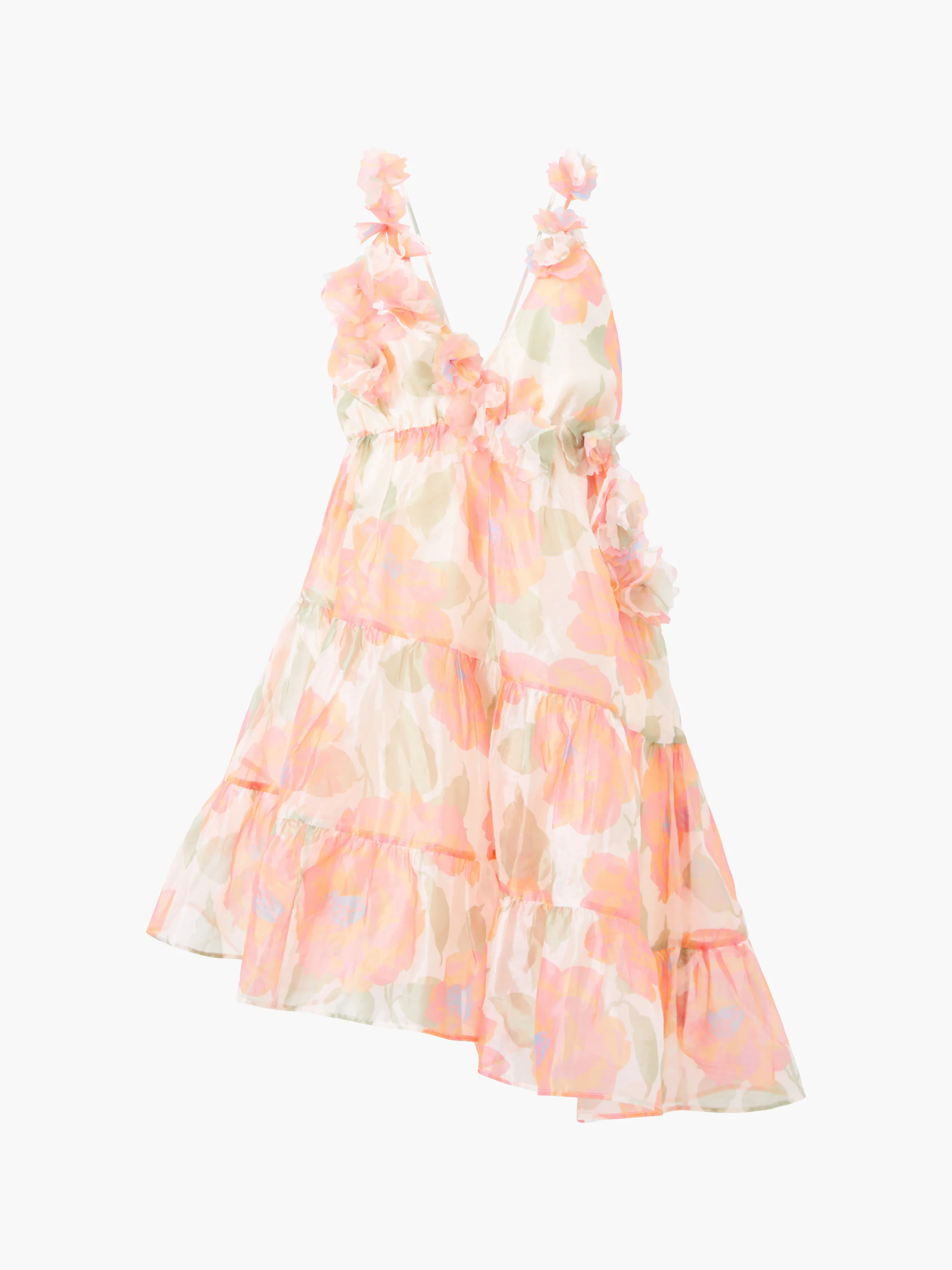 Jasmine Organza Halterneck Mini Dress - Image 9