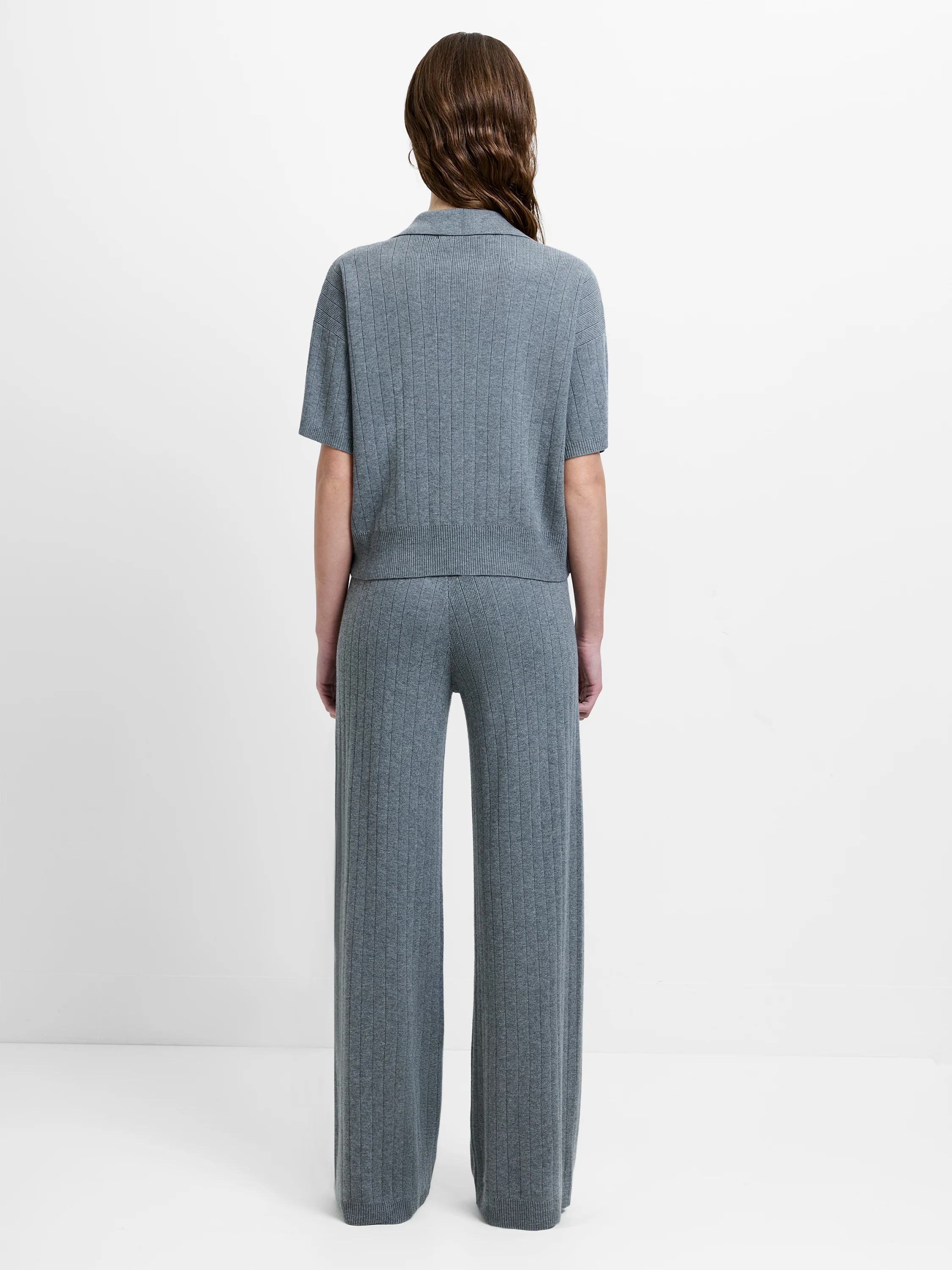 Javier Knit V-Neck Collared Top - Image 5
