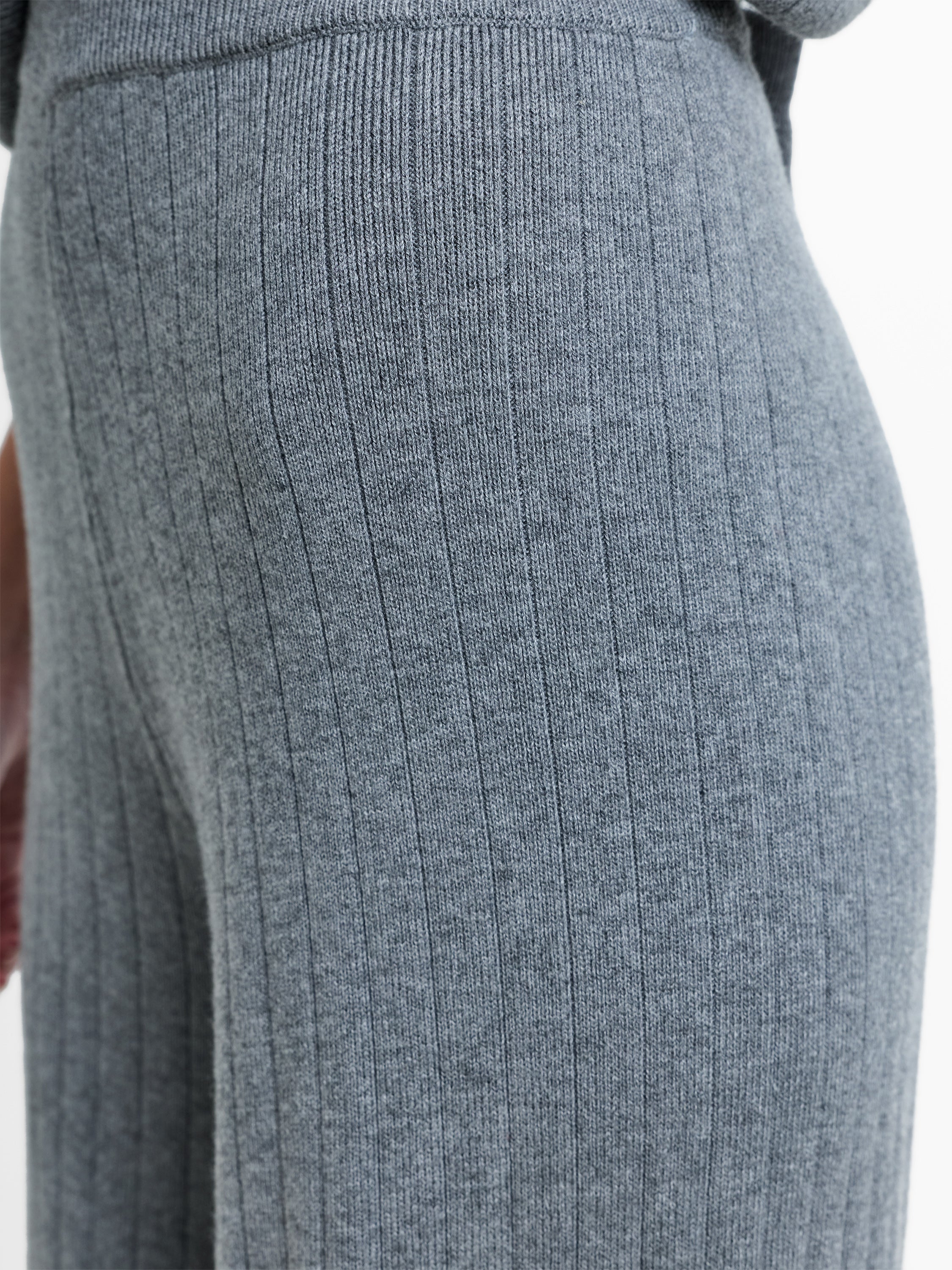 Javier Knit Wide Leg Trousers - Image 3