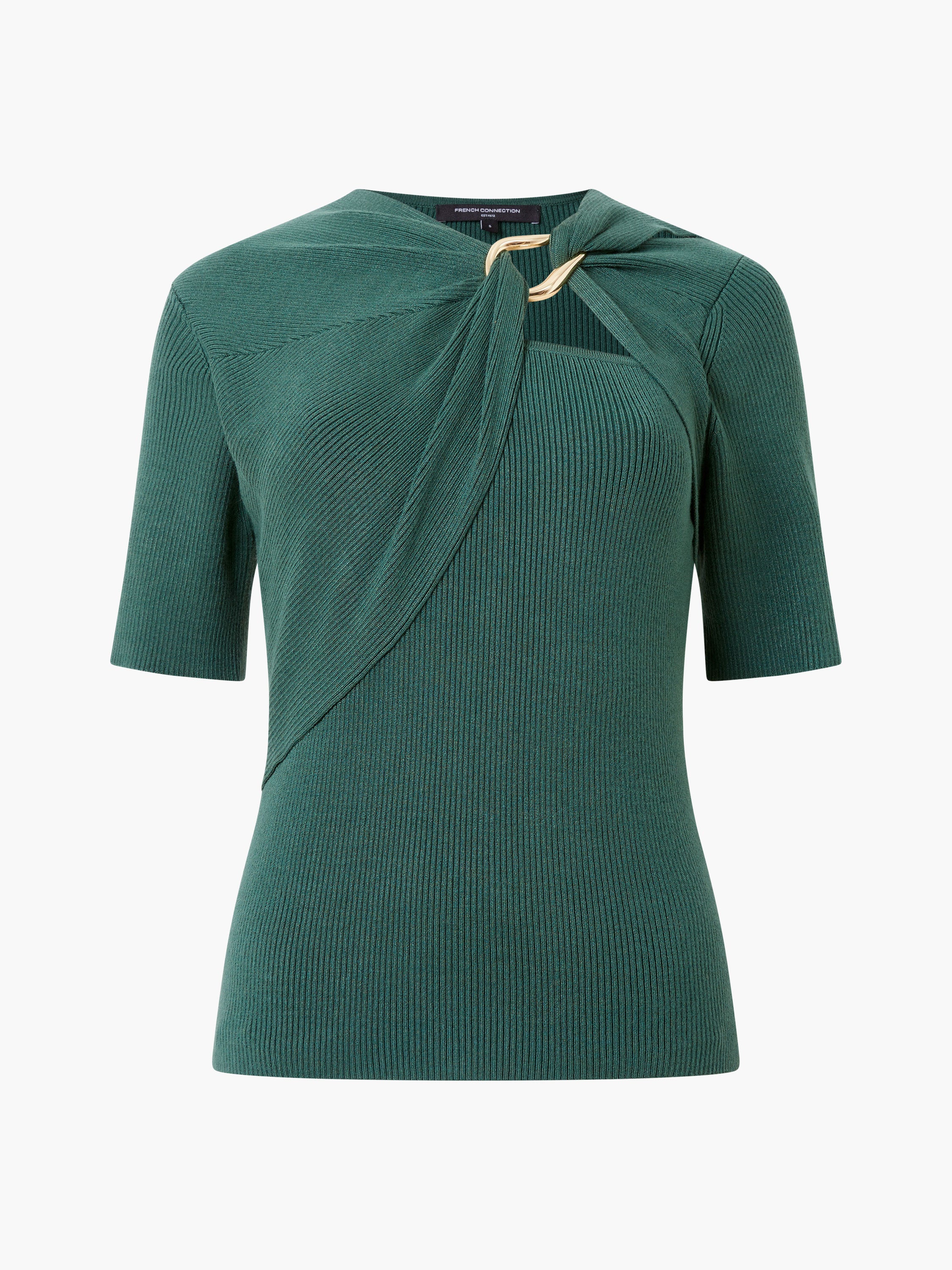 Jayna Ribbed Ring Top - Image 6