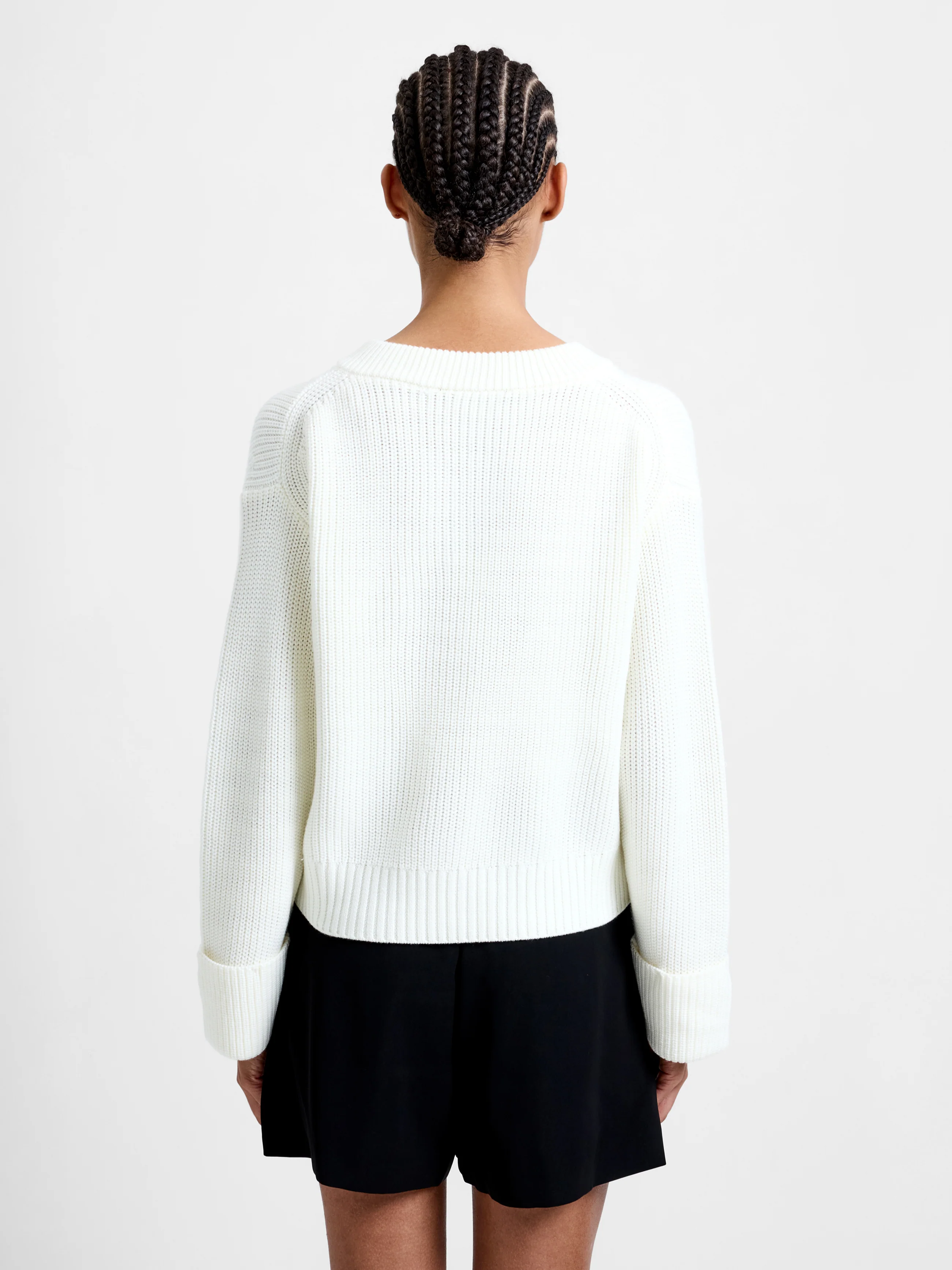 Joss Long Sleeve V Neck Jumper - Image 5