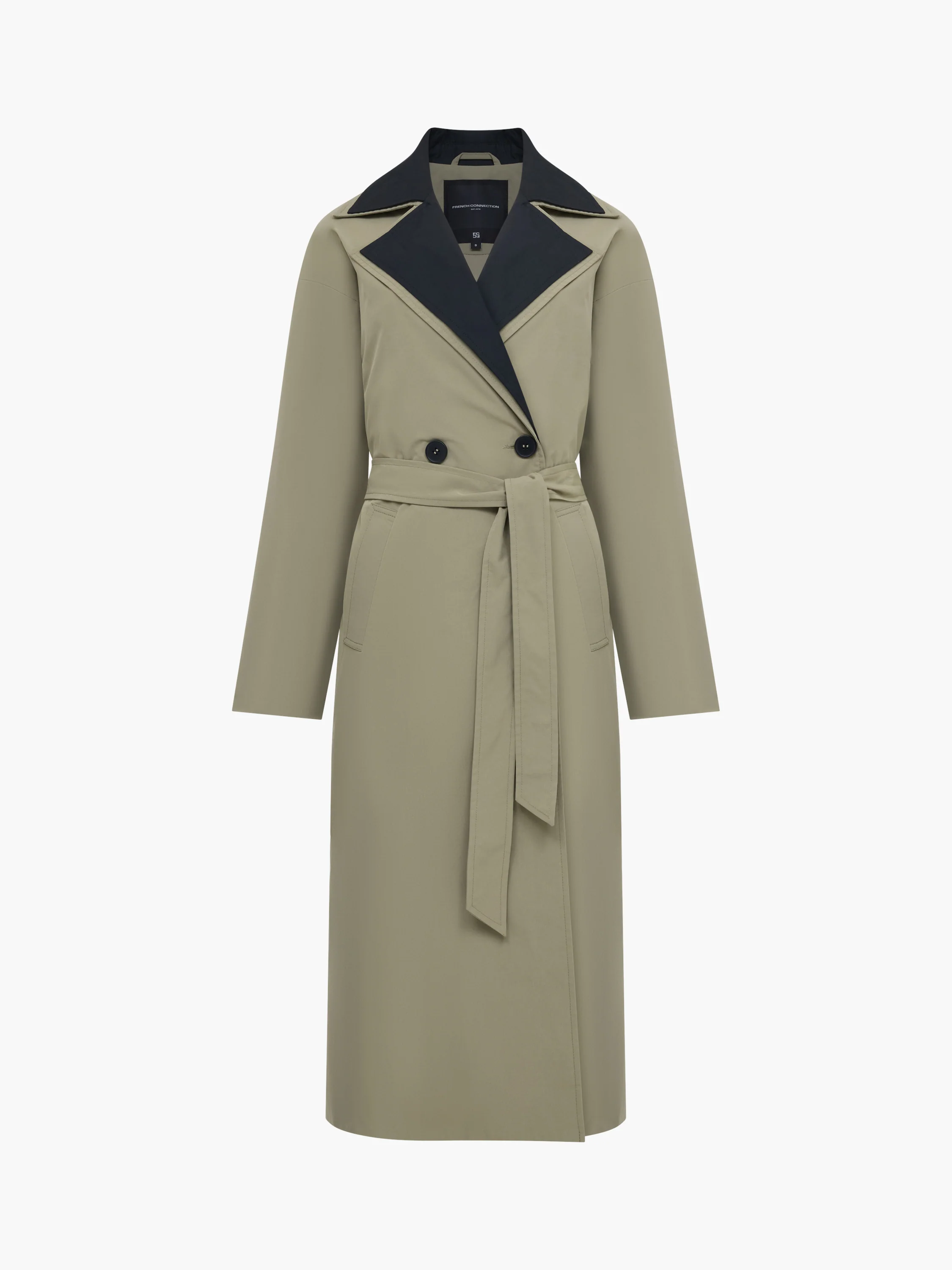 Kaci Double Collar Trench Coat - Image 8