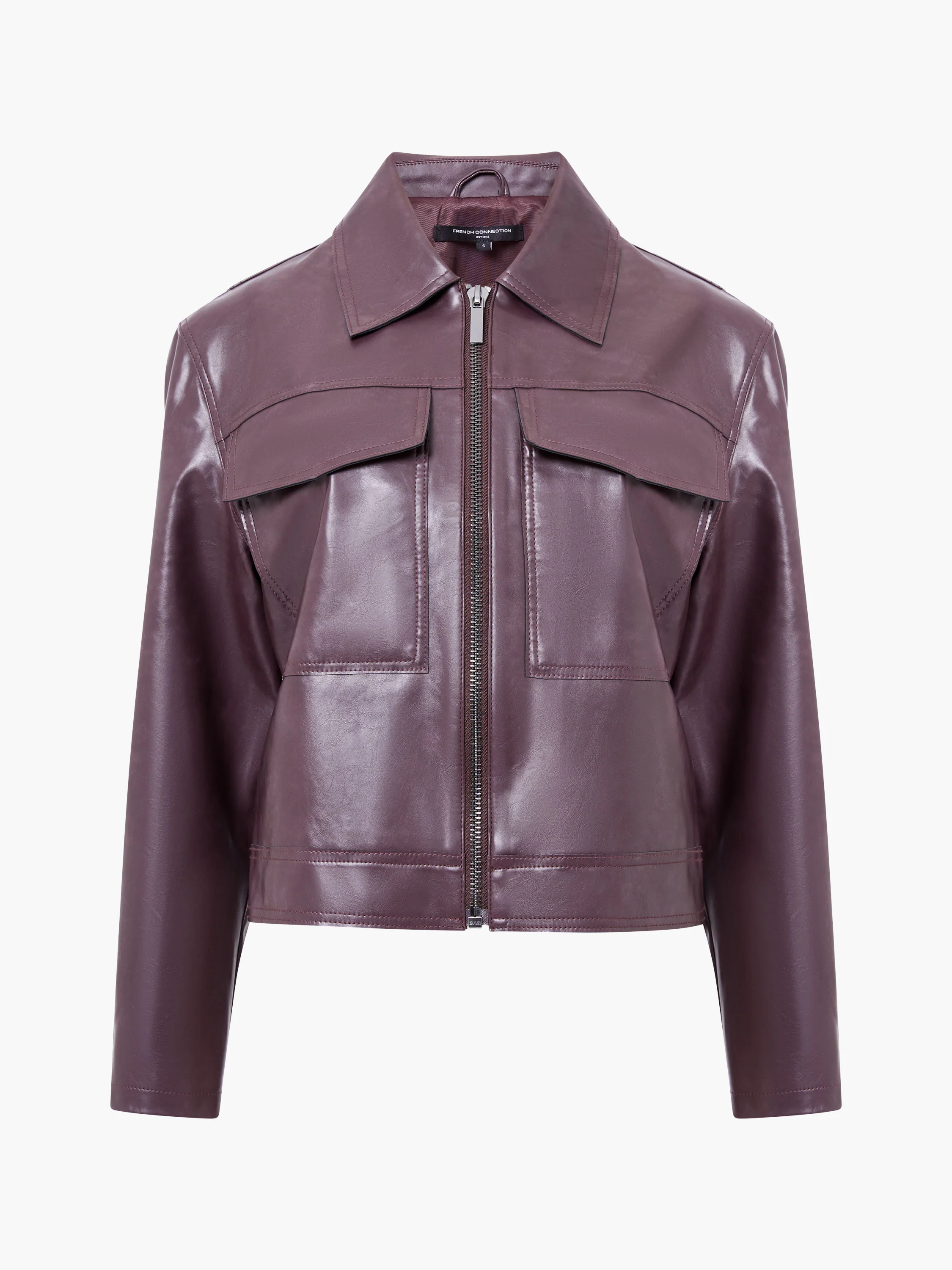 Kayleigh PU Bomber Jacket - Image 8