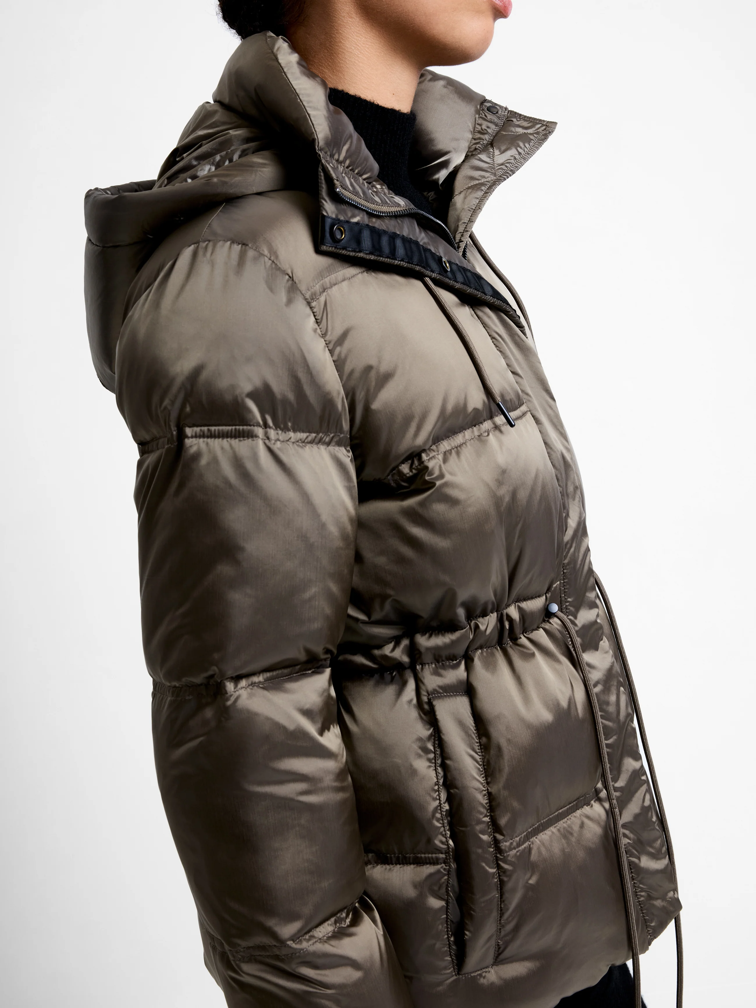 Kendra Nylon Hooded Puffer Jacket - Image 5