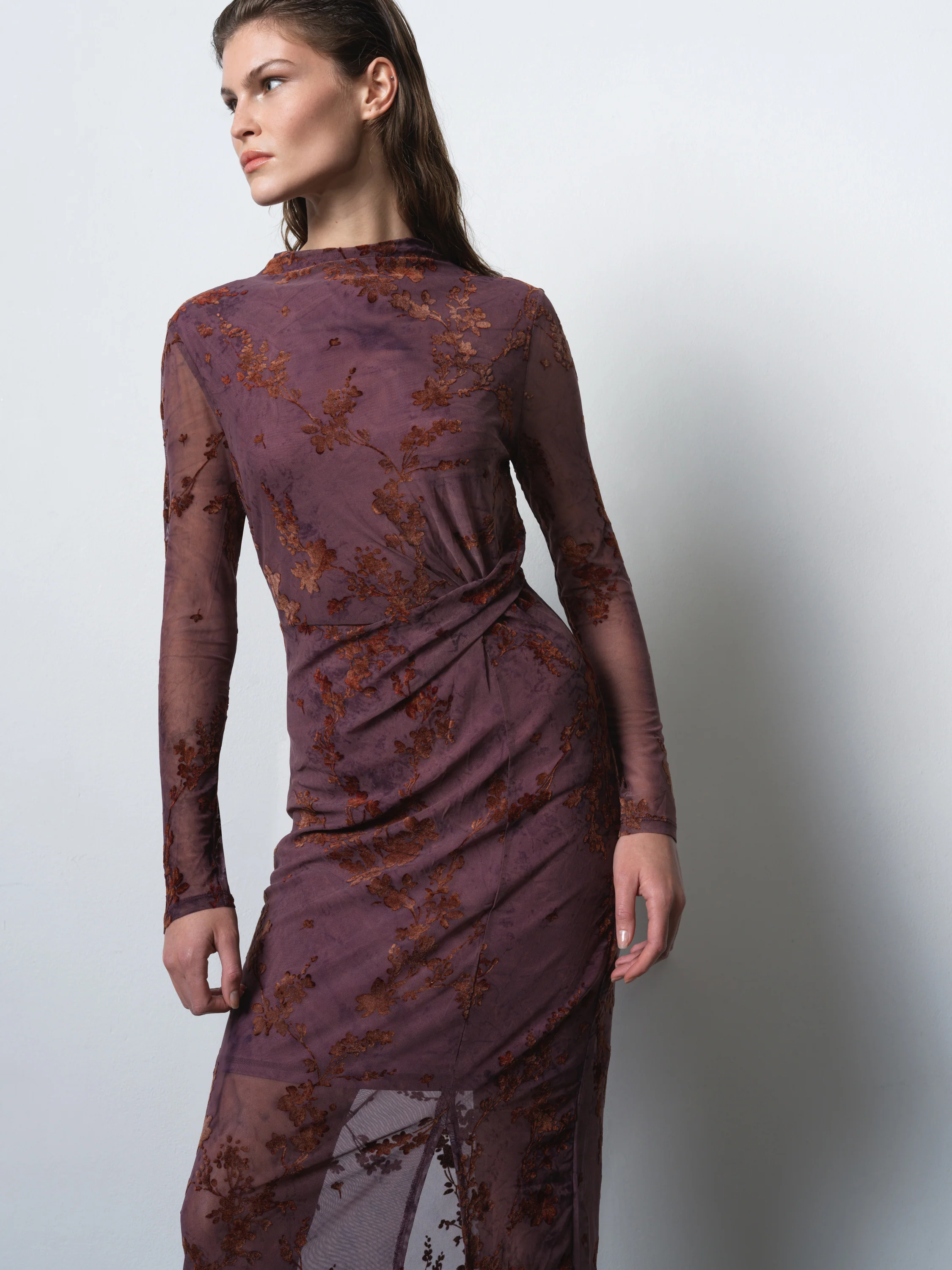 Kenny Devore Mesh Long Sleeve Dress - Image 2