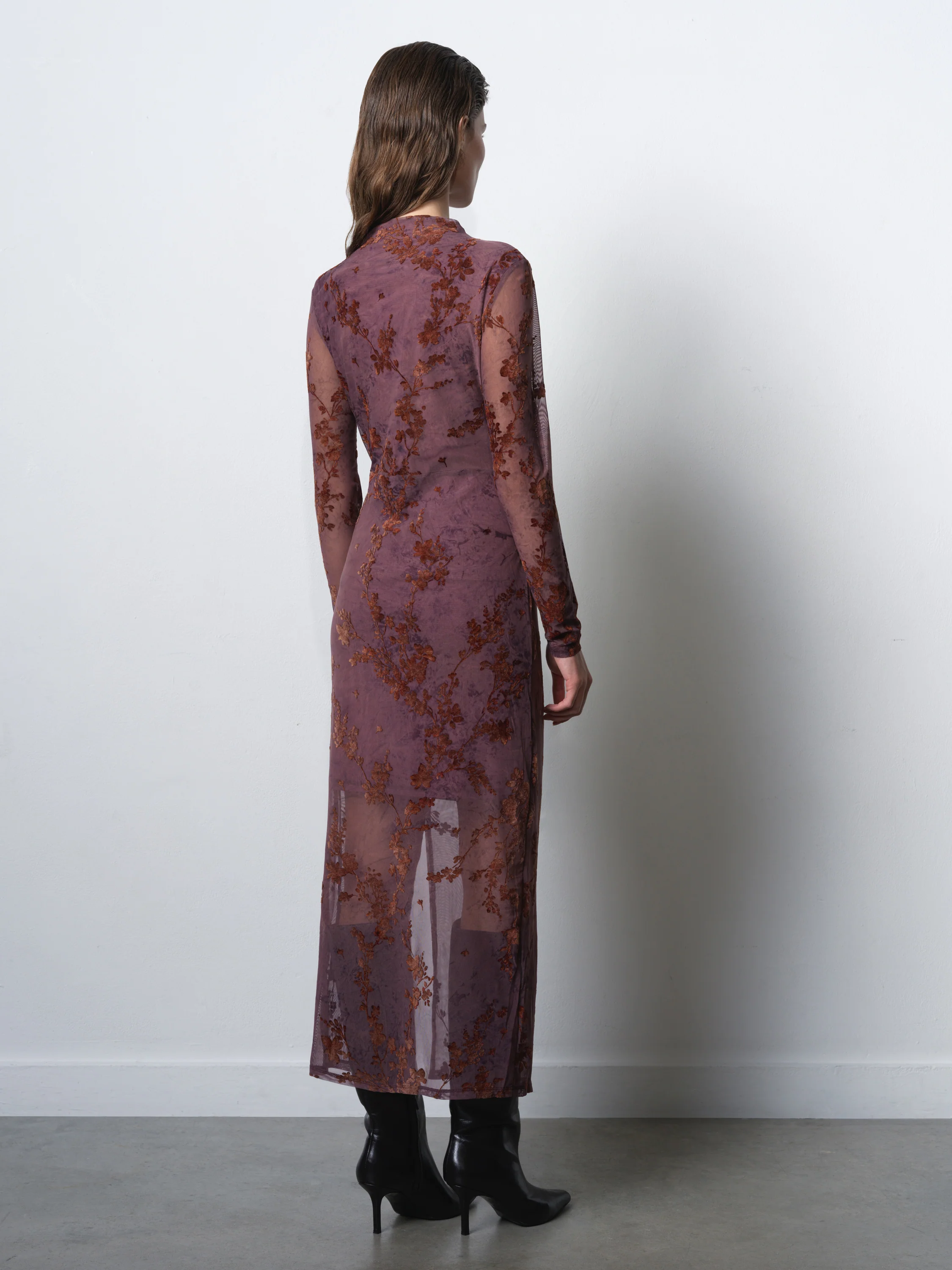 Kenny Devore Mesh Long Sleeve Dress - Image 5