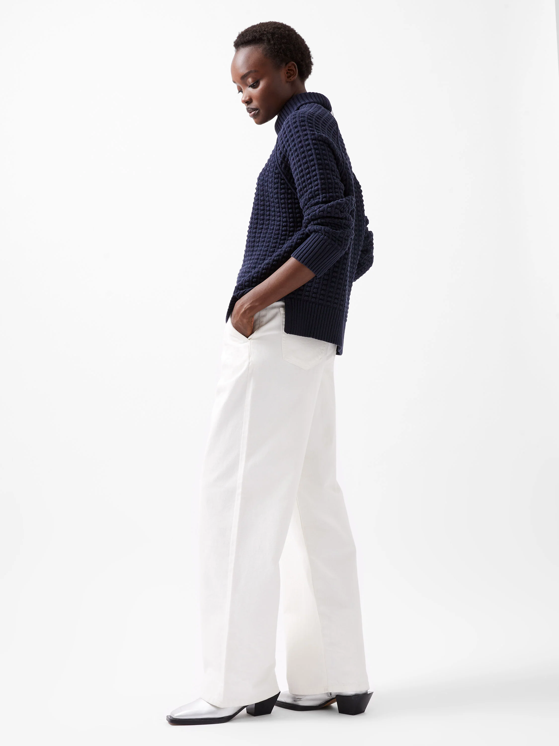 Keya Popcorn Knit Mozart Jumper - Image 3
