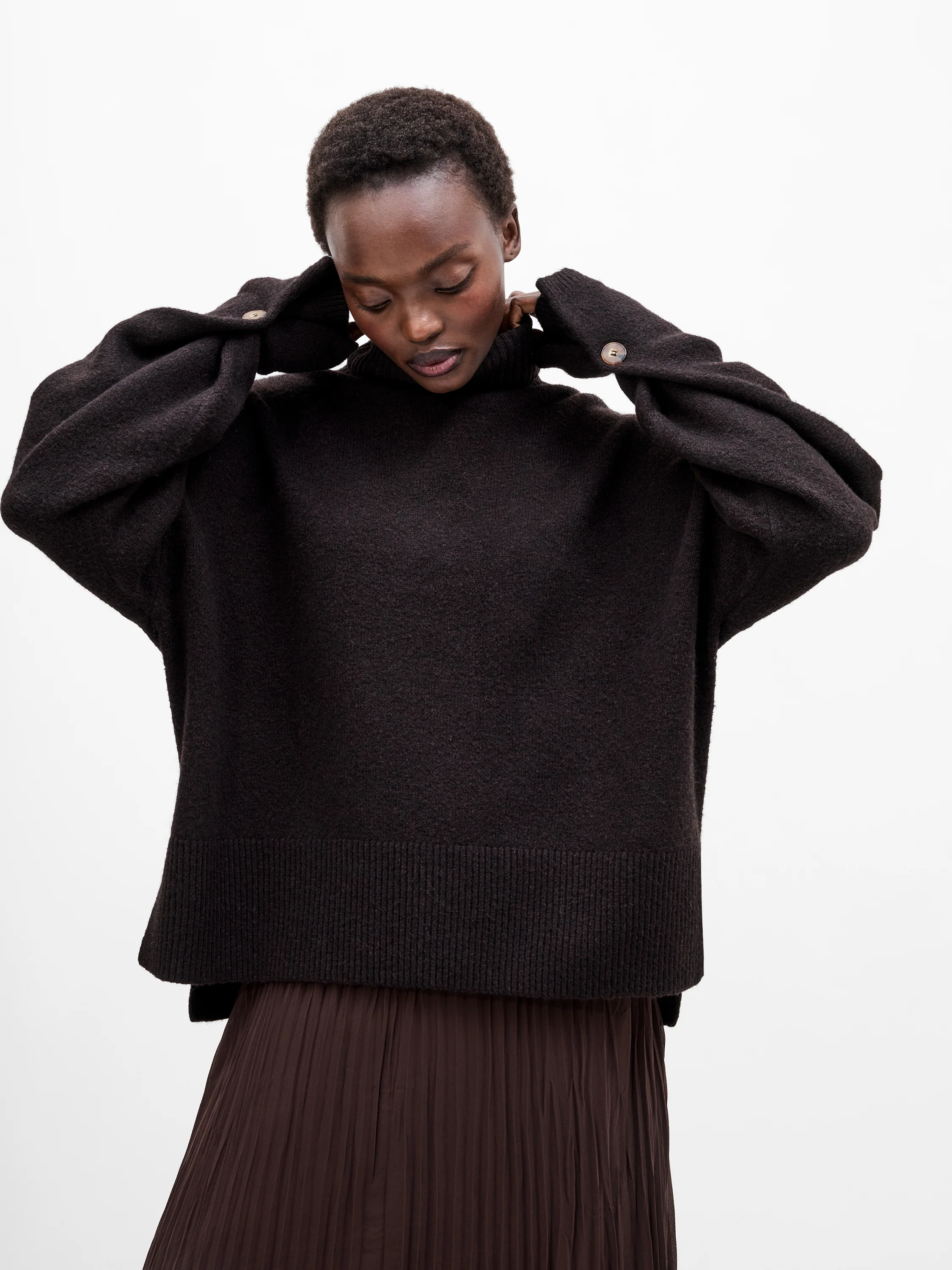 Kezia Recycled Roll Neck Jumper