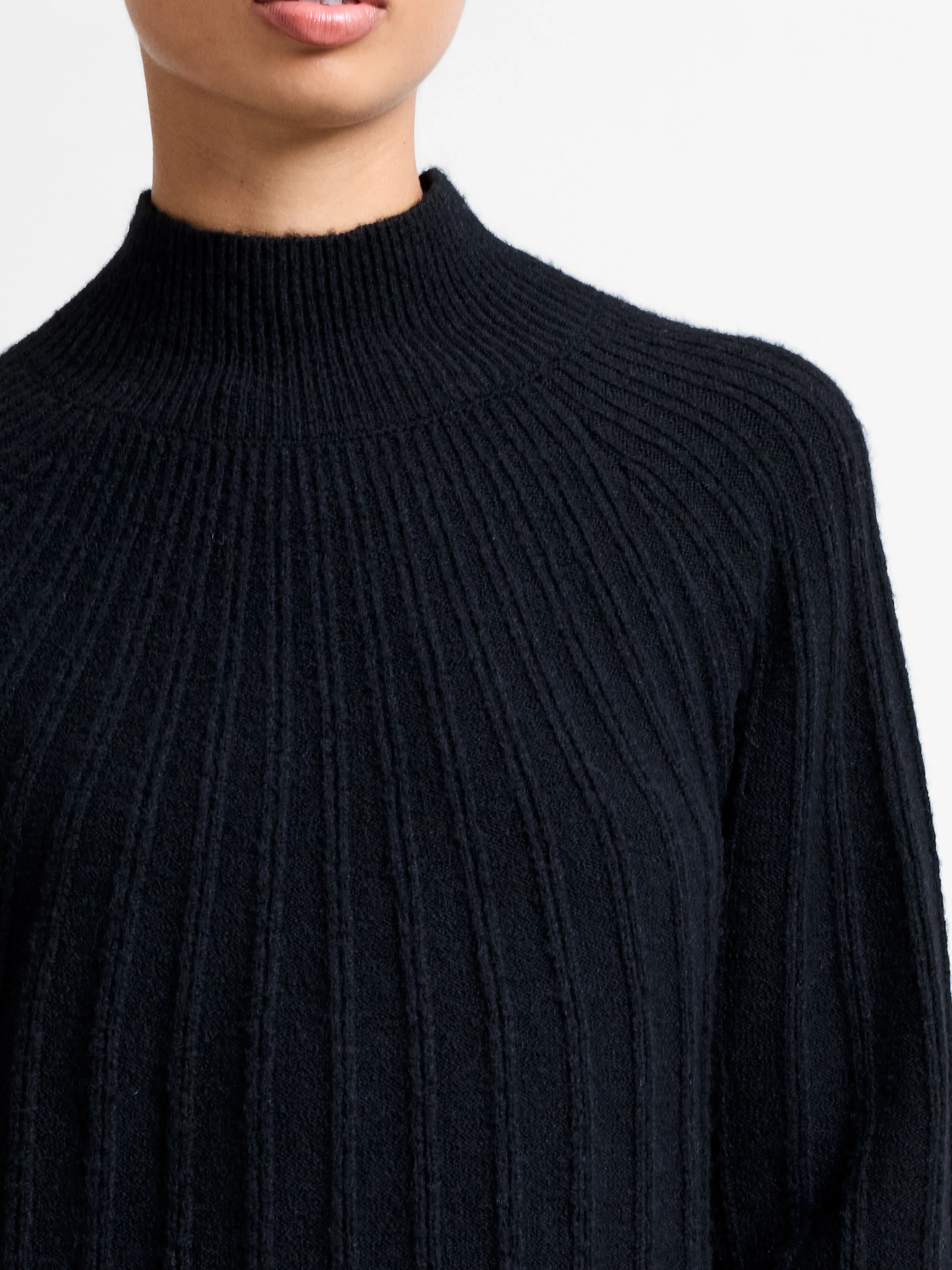 Kezia Recycled Mock Rib Knitted Dress - Image 4