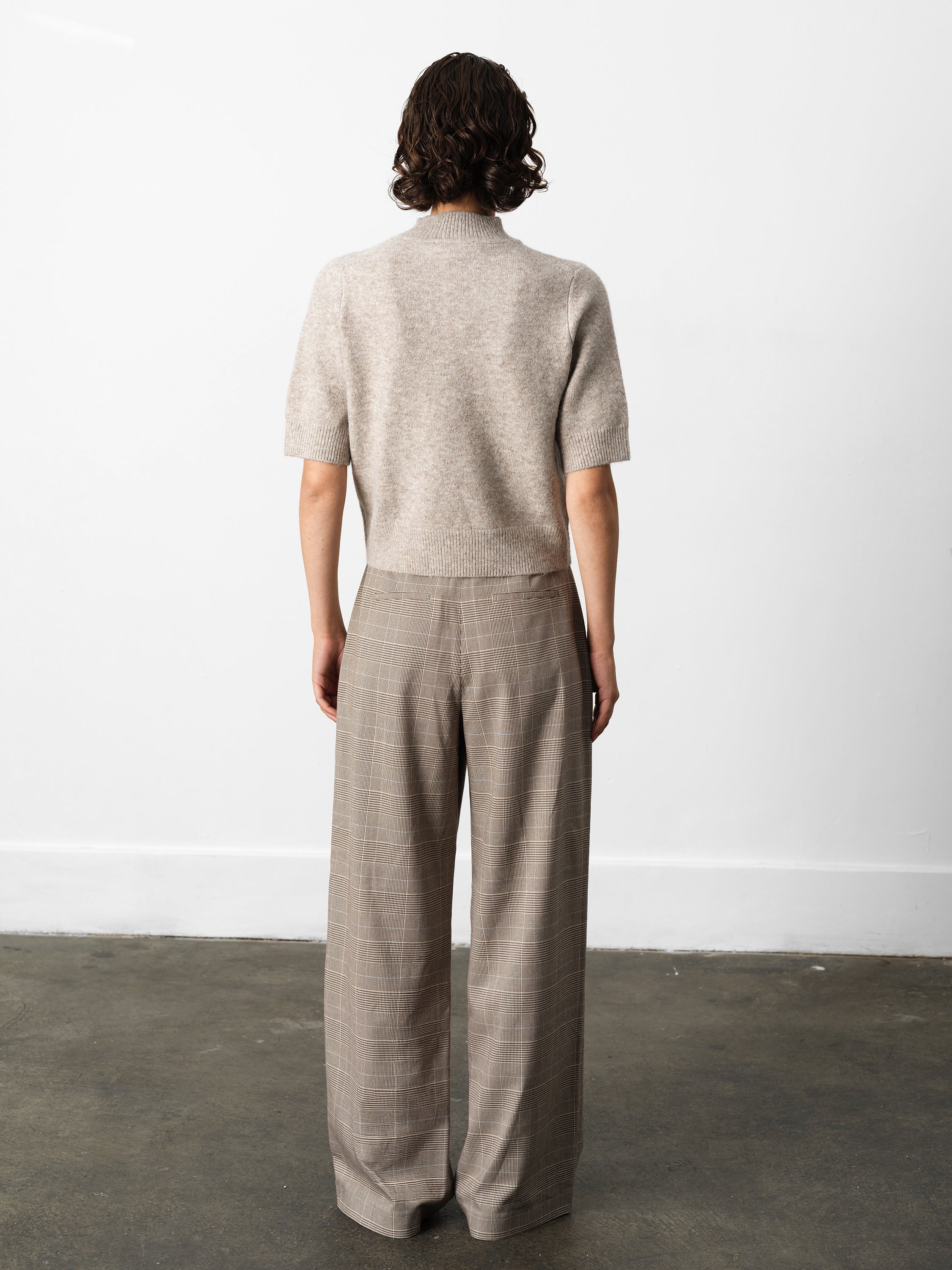 Kezia Recycled Short Sleeve Mock Neck Jumper - Image 5