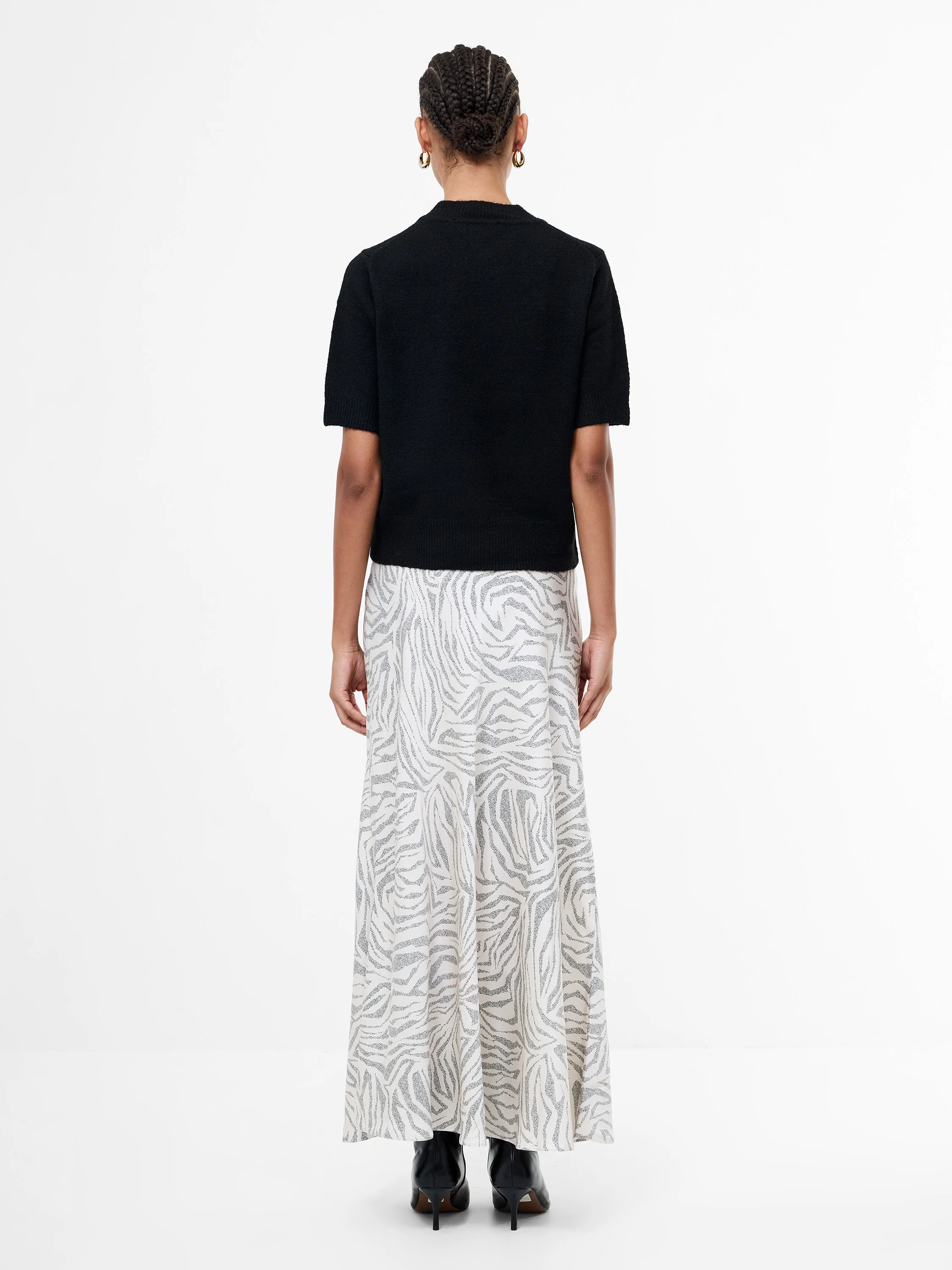 Kezia Recycled Short Sleeve Mock Neck Jumper - Image 4