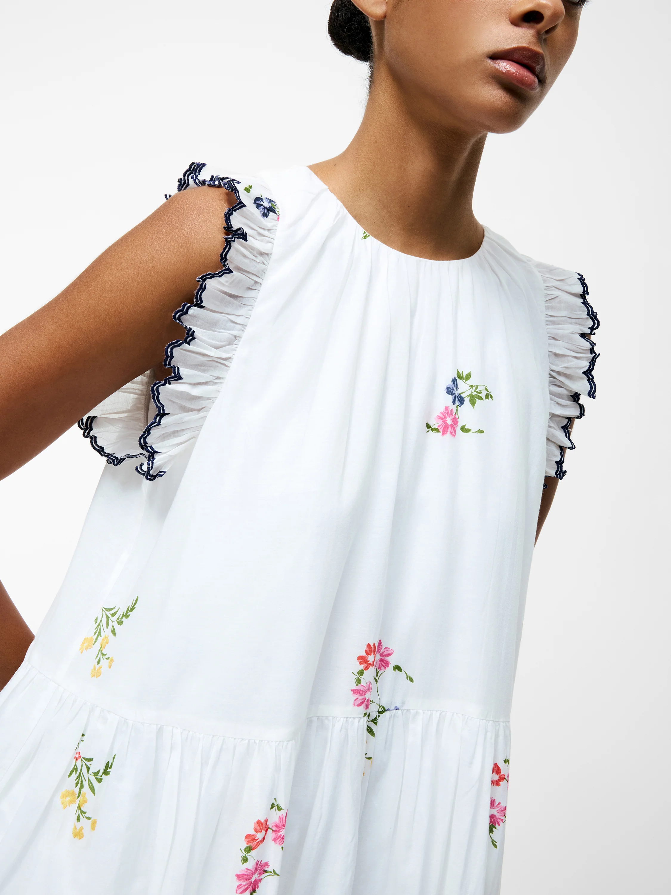 Kirsty Holland Tiered Mini Dress - Image 3